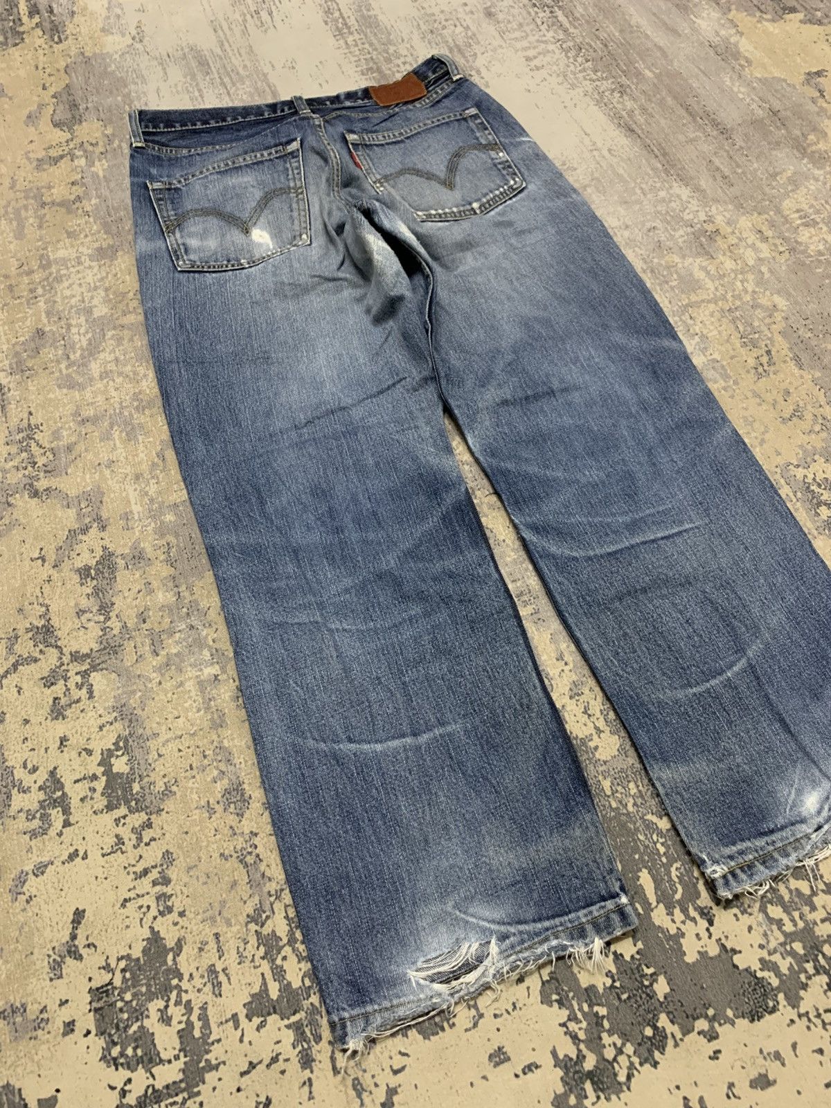 Levi's Vintage Levis 502 Distressed Denim Jeans Size US 30 / EU 46 - 14 Thumbnail