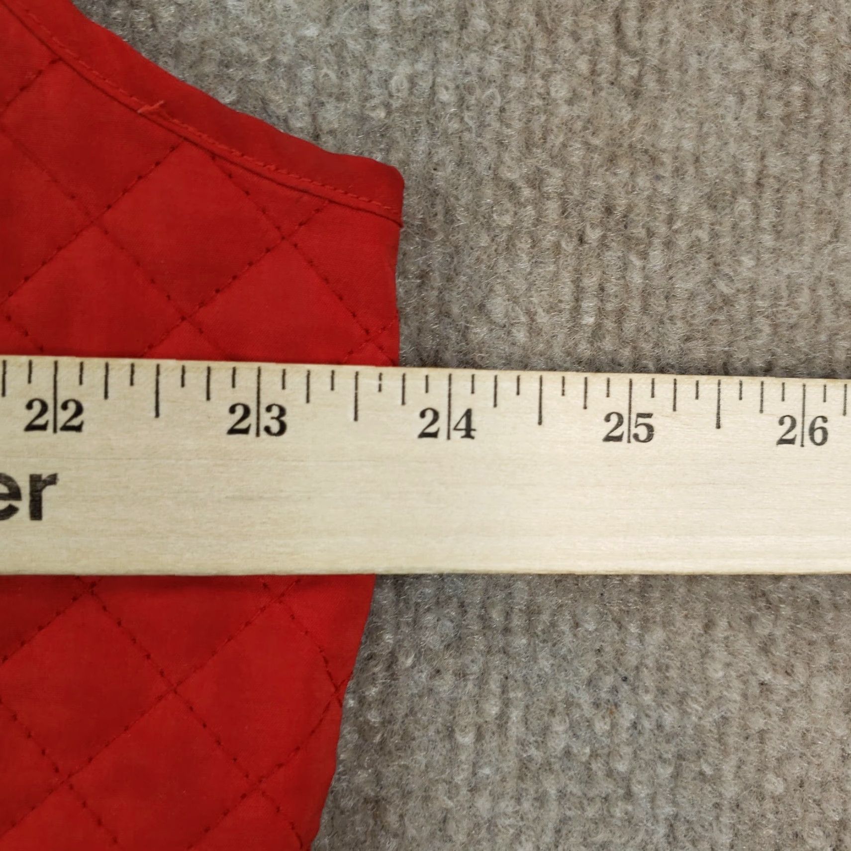 Vintage Elena Mirò Womens Red Quilted Vest Full Zip Outdoor Jacket Size 14 Size XL / US 12-14 / IT 48-50 - 4 Thumbnail