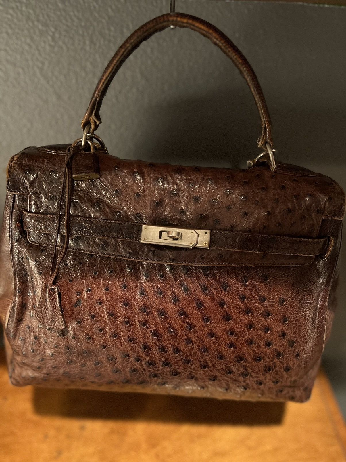 SoSo RARE SISO Early 2000's BIRKIN Style Kelly Bag Size ONE SIZE - 11 Thumbnail