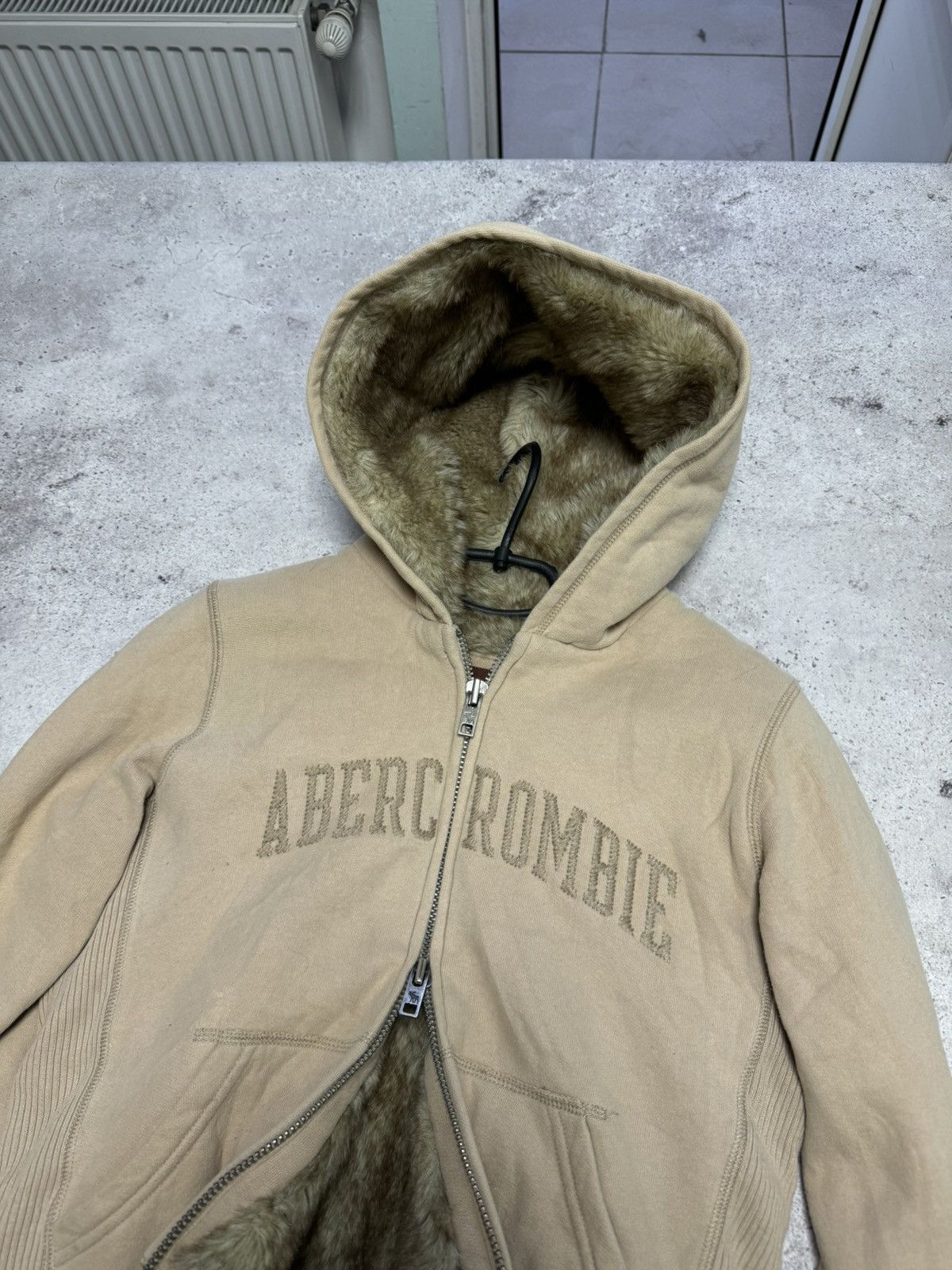 Abercrombie & Fitch Vintage Full Inside Fur Abercrombie&Fitch Double Zip Hoodie Size US M / EU 48-50 / 2 - 8 Thumbnail
