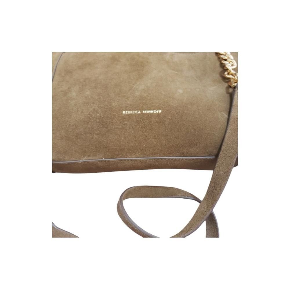 Designer Rebecca Minkoff Tan Suede Small Handbag Size ONE SIZE - 2 Thumbnail