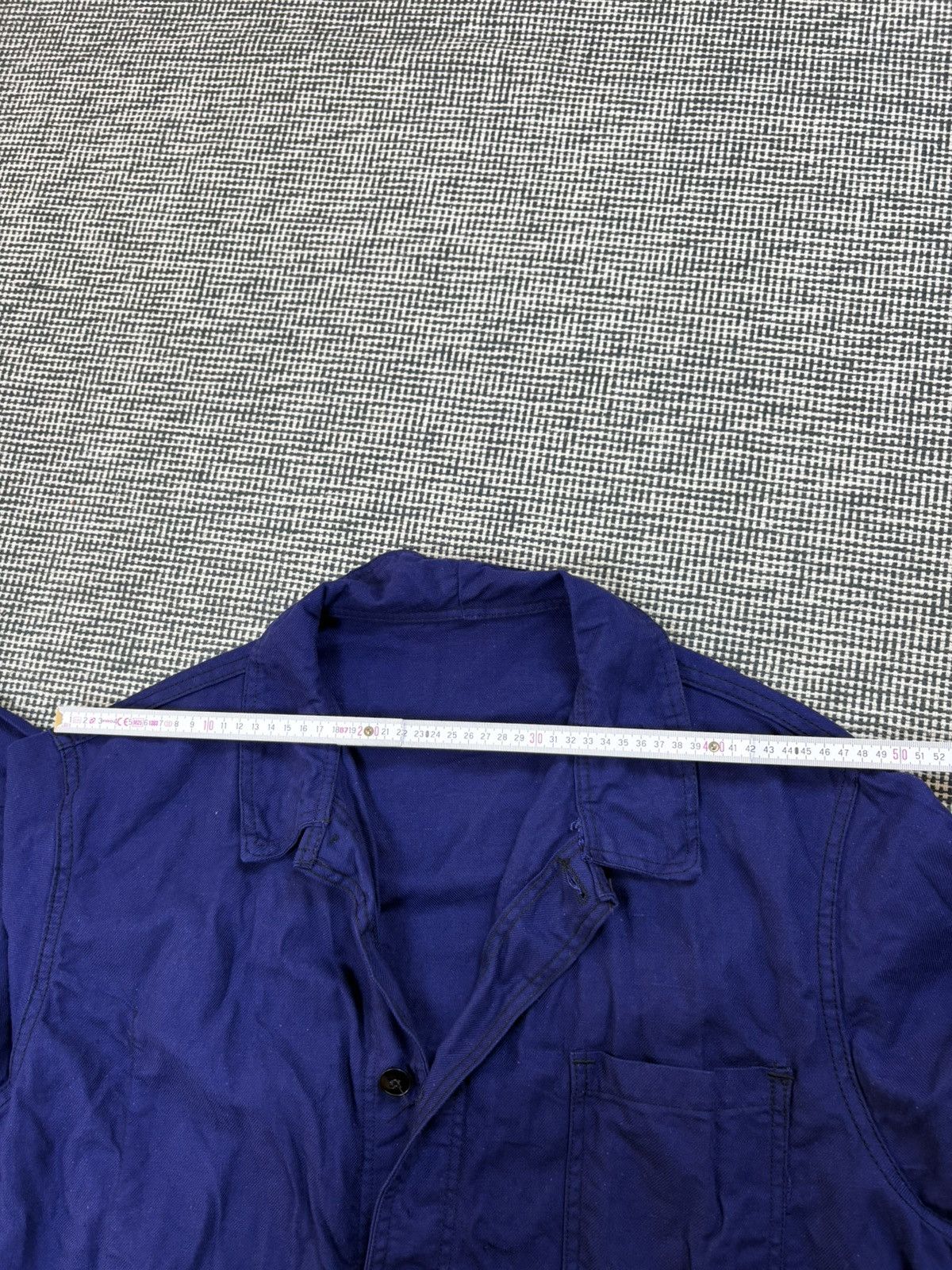 Le Laboureur 60s/70s unbranded french chore coat jacket 3 pocket sanfor Size US L / EU 52-54 / 3 - 6 Thumbnail