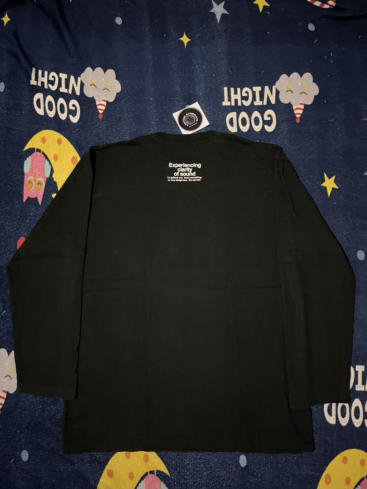 Japanese Brand ST. Franc Experiencing Clarity Of Sound Poem Longsleve Tee Size US XL / EU 56 / 4 - 6 Thumbnail