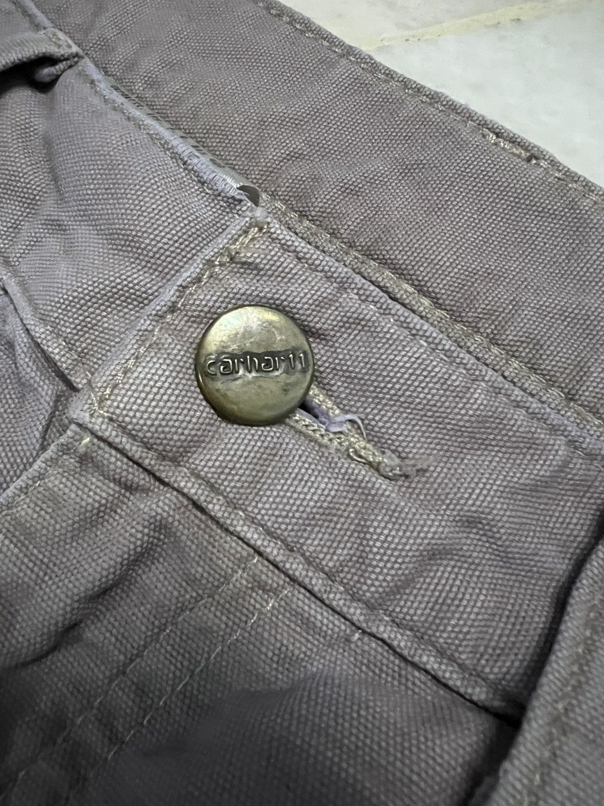 Carhartt 💥Baggy💥90’s Vintage Carhatt Carpenter Distressed Pants Size US 32 / EU 48 - 13 Thumbnail