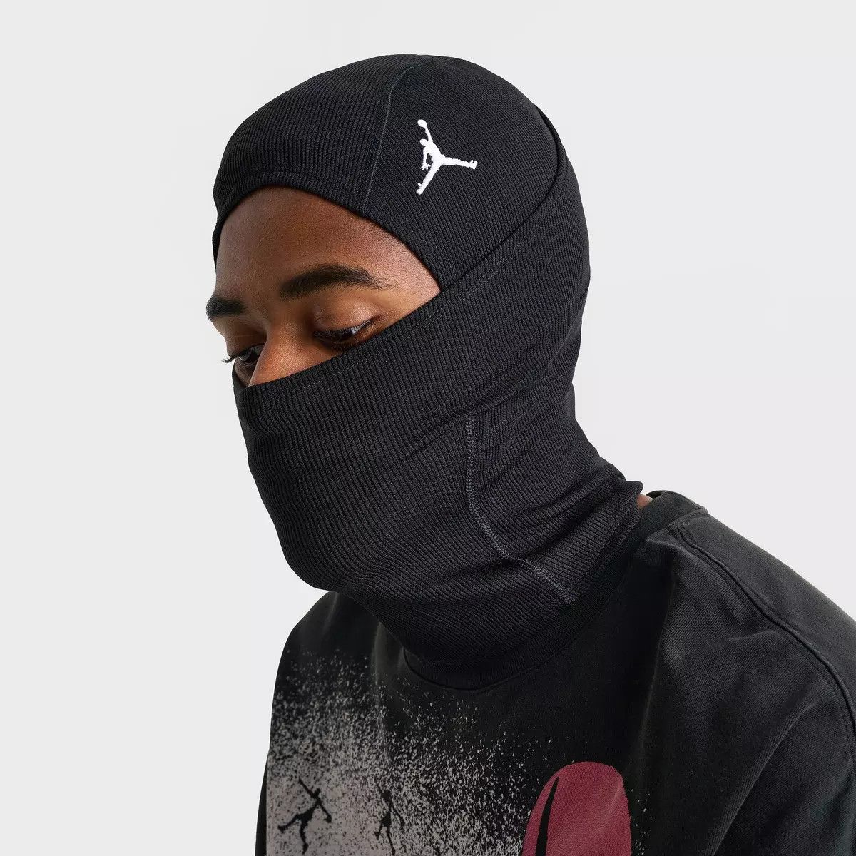 Jordan Brand JORDAN FLIGHT HYPERWARM RIB KNIT BALACLAVA HOOD Size ONE SIZE - 3 Thumbnail