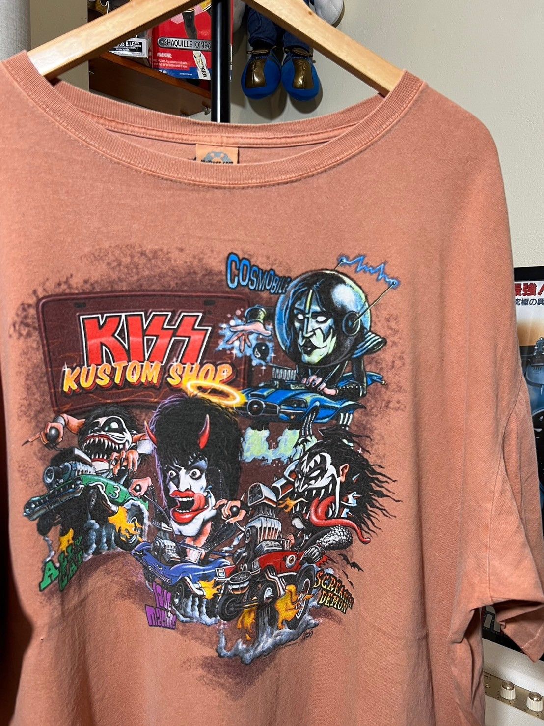 KISS × Vintage Vintage 03-04's Kiss Kustom Shop shirt BN Size US XXL / EU 58 / 5 - 1 Thumbnail