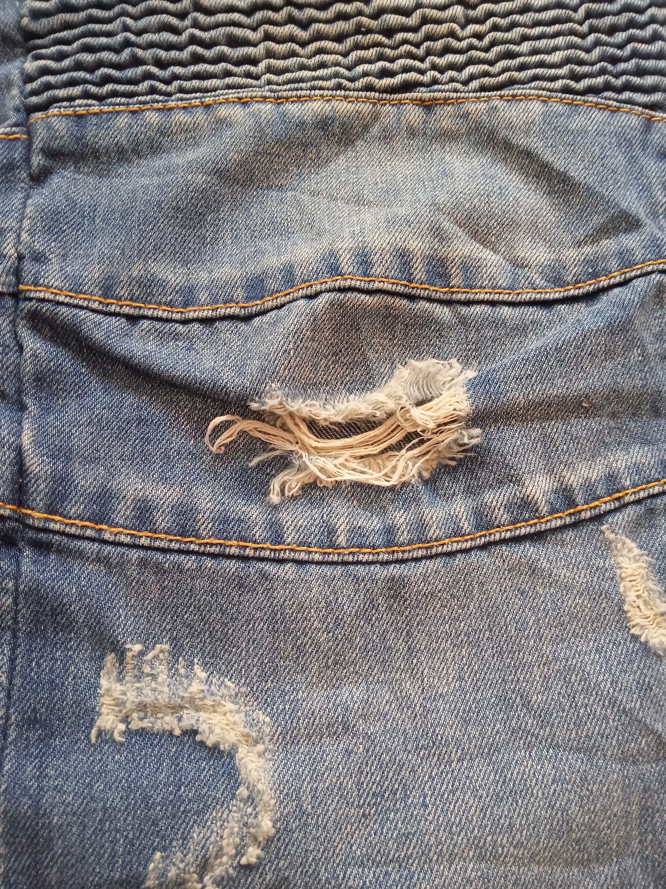Balmain Balmain Biker Distressed Jeans Size US 31 - 9 Thumbnail