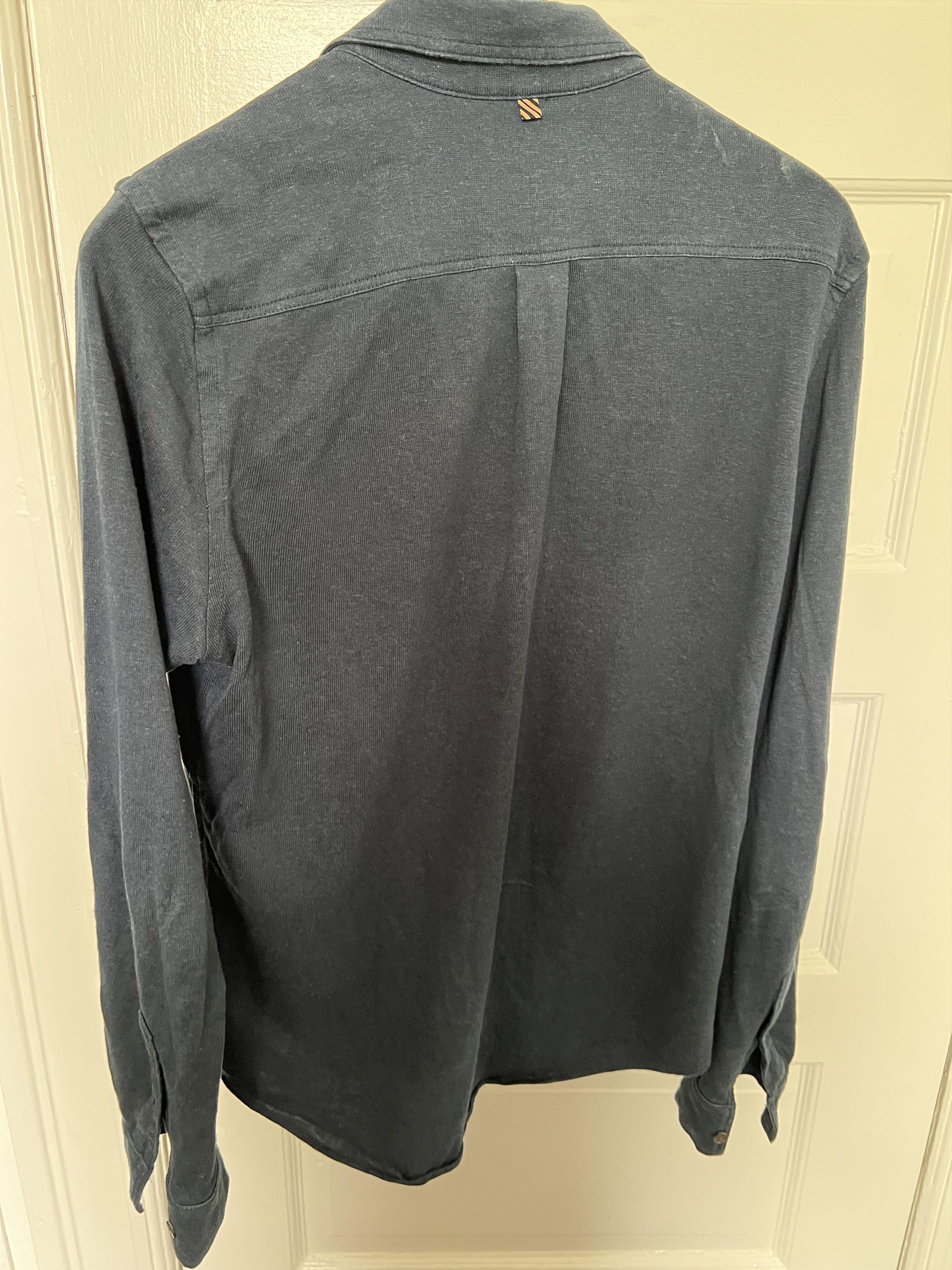 Billy Reid Long Sleeve Hemp Cotton Knit Shirt Size US S / EU 44-46 / 1 - 2 Thumbnail