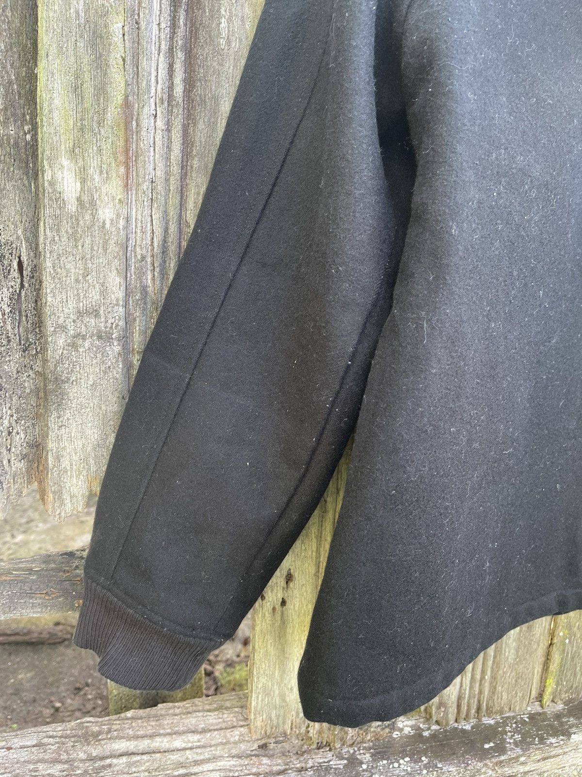 Designer East Boy Quilted Wool Zip Jacket (Black) - Japanese Brand Size US M / EU 48-50 / 2 - 11 Thumbnail