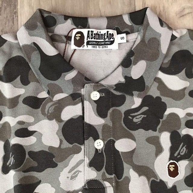 Bape BAPE camo polo shirt a bathing ape NIGO Size US S / EU 44-46 / 1 - 2 Thumbnail