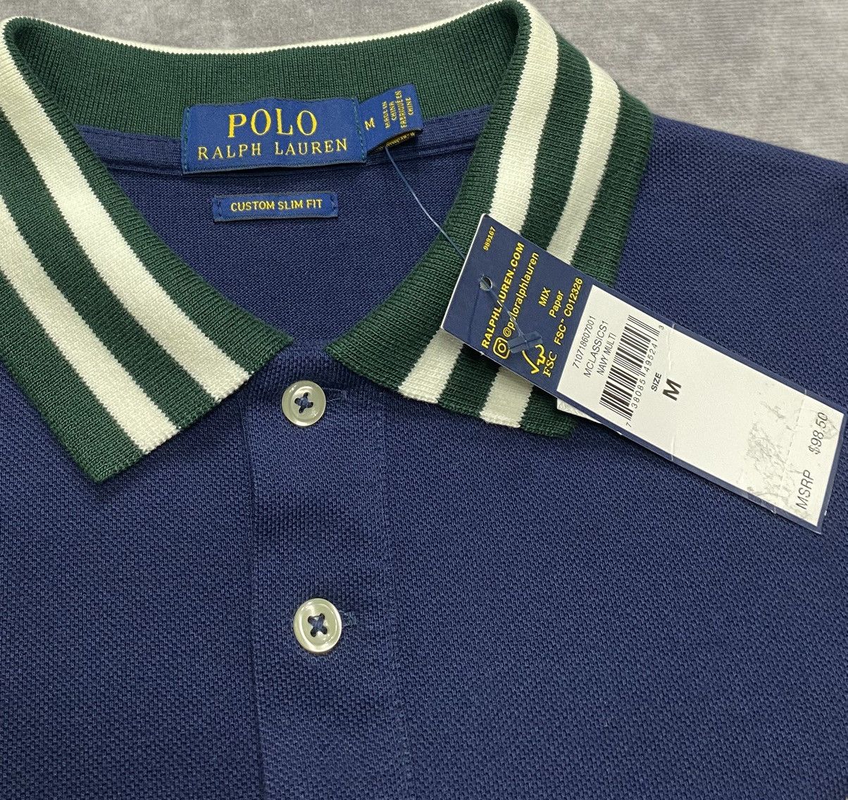 Ralph Lauren Polo Ralph Lauren Crest Polo Shirt Size US M / EU 48-50 / 2 - 2 Thumbnail