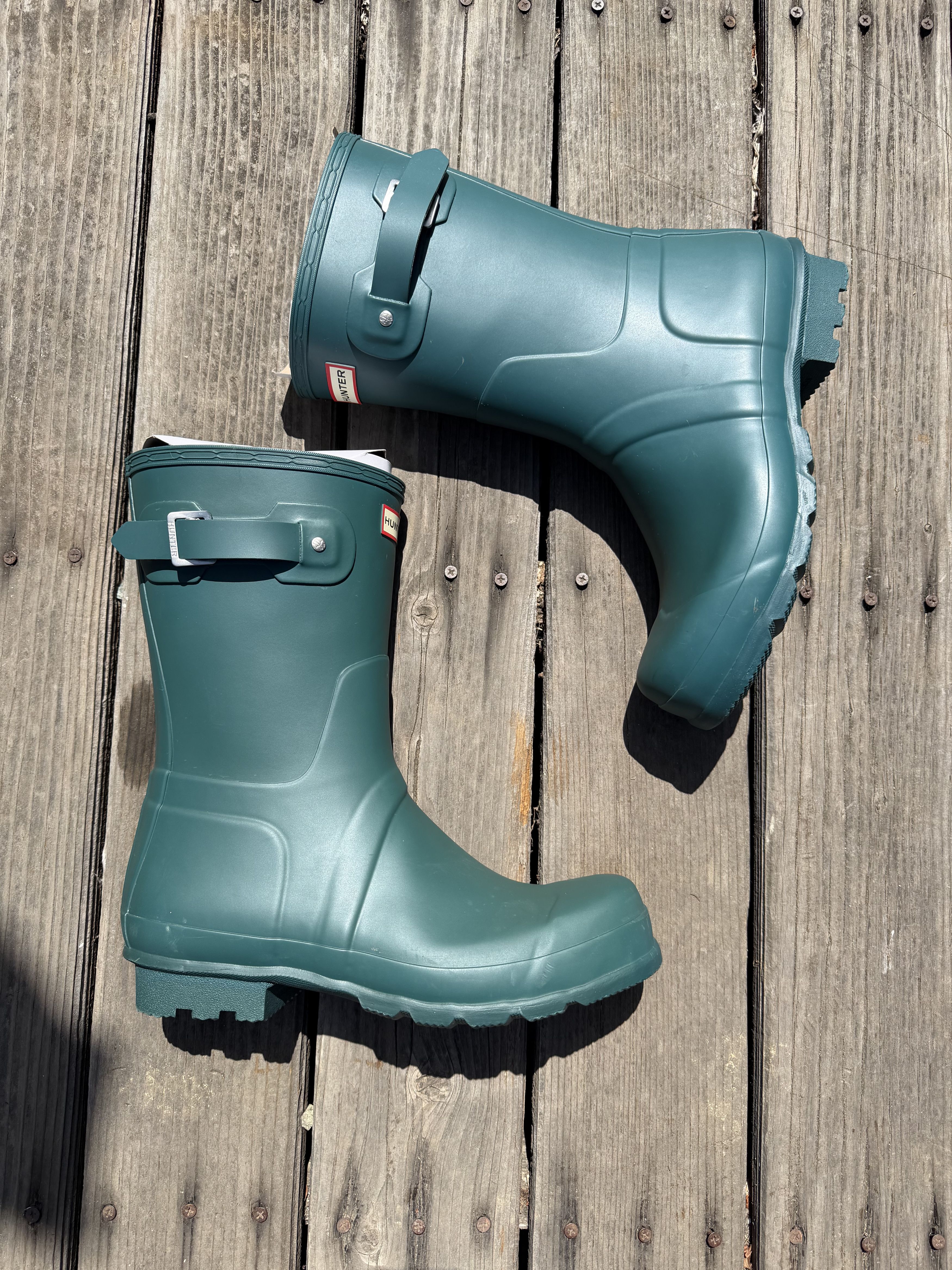 Hunter Hunter Wellies Rain Boots Mens Short Size 12 Limited Edition Size US 12 / EU 45 - 1 Thumbnail