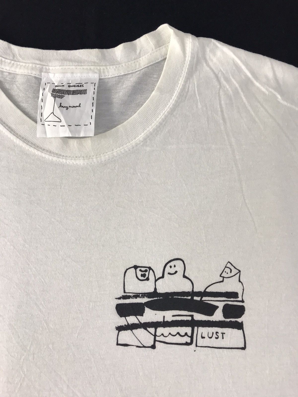 Designer Mark Gonzales Hang Around Art Printed Tee T-shirt Size US L / EU 52-54 / 3 - 4 Thumbnail