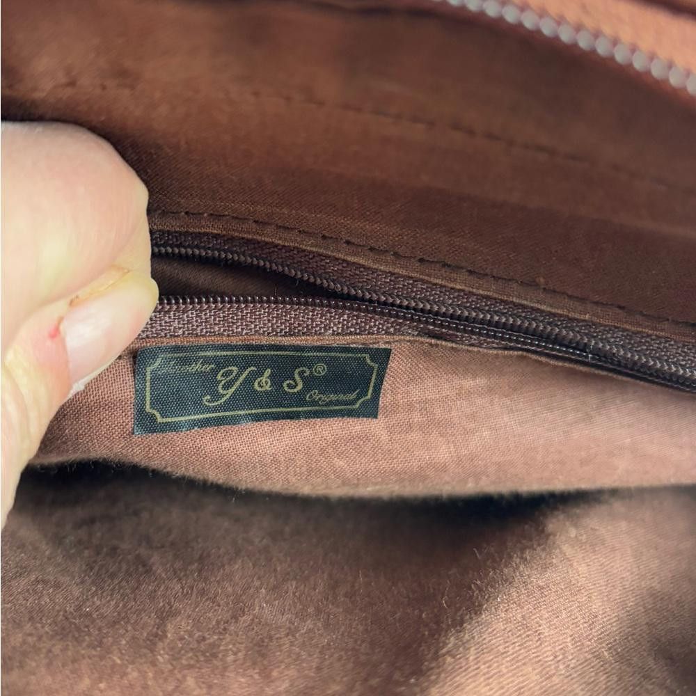 Designer Vintage Another Y&S Original Brown Leather Bag Size ONE SIZE - 5 Thumbnail