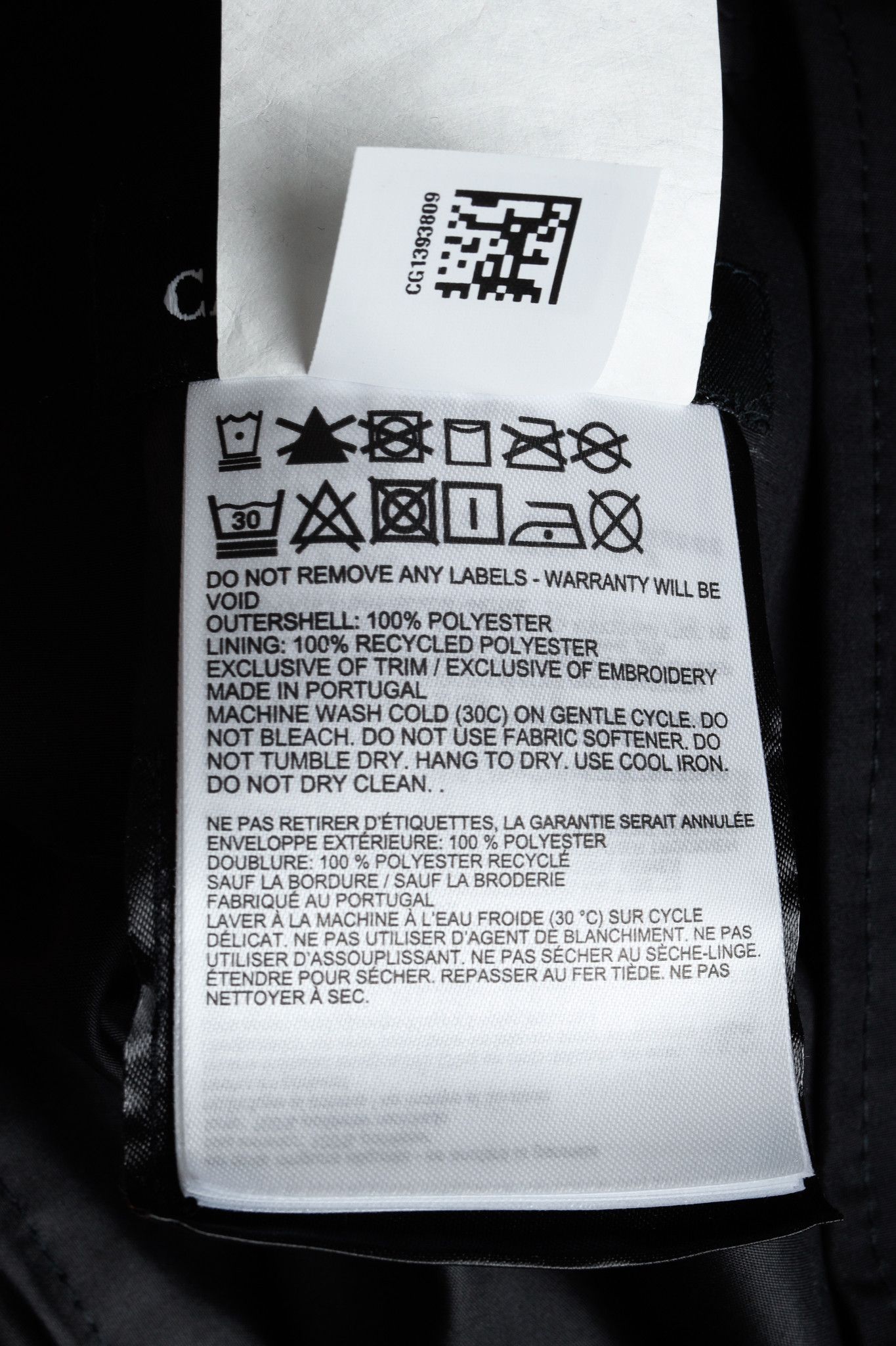 Canada Goose Canada Goose Crew Trench Black Zip Rain Jacket Size US M / EU 48-50 / 2 - 12 Thumbnail