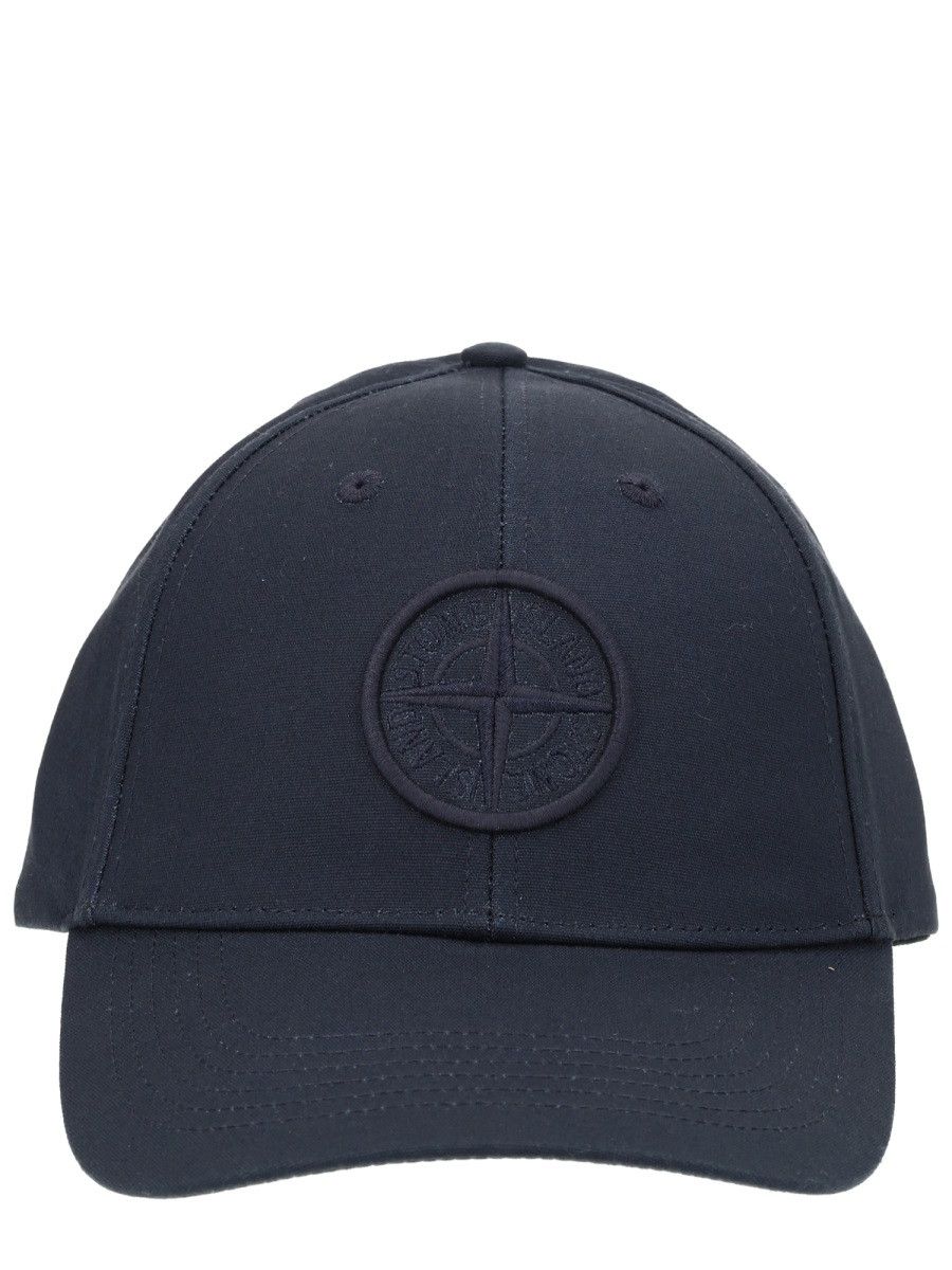 Stone Island STONE ISLAND BASEBALL HAT WITH LOGO - BLUE Size ONE SIZE - 1 Thumbnail