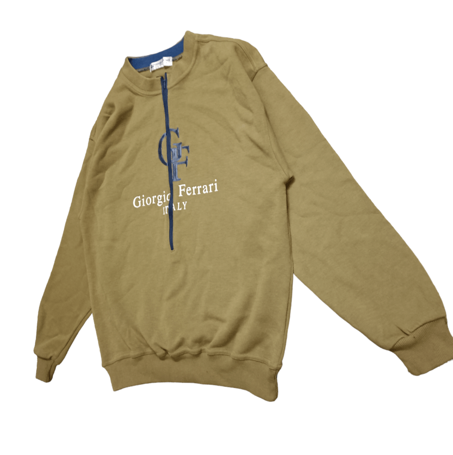Ferrari Vintage Giorgio Ferrari italy Half Zipper Sweatshirt Size US S / EU 44-46 / 1 - 3 Thumbnail