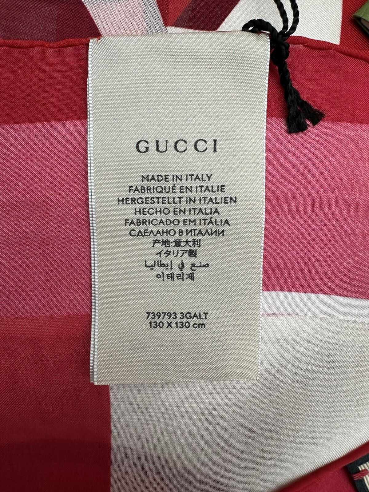 Gucci Size-130x130cm New Gucci Silk Scarves Size ONE SIZE - 6 Thumbnail