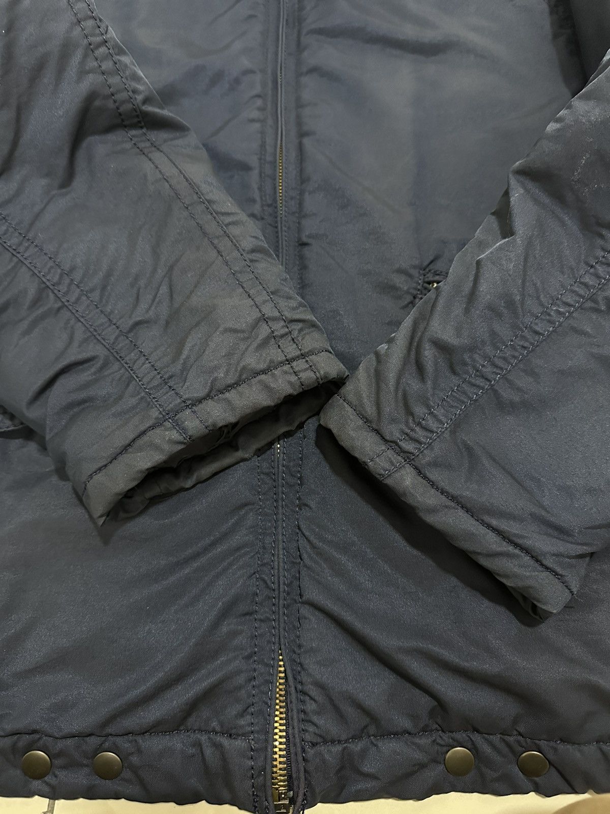 Giorgio Armani Vintage 80’s Armani Jeans Padded Jacket Oversized Blue Power Size US M / EU 48-50 / 2 - 10 Thumbnail