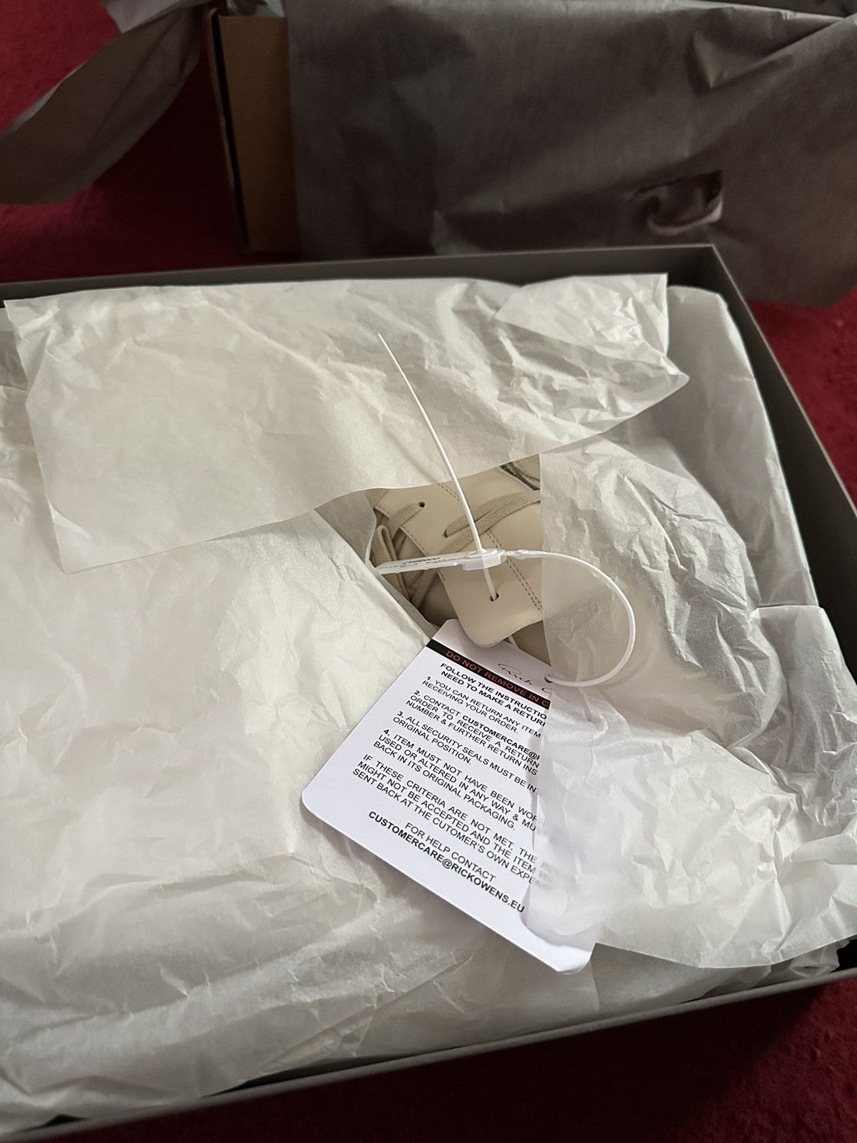 Rick Owens Rick Owens Milk Geobasket - Size 44 Size US 11 / EU 44 - 12 Thumbnail