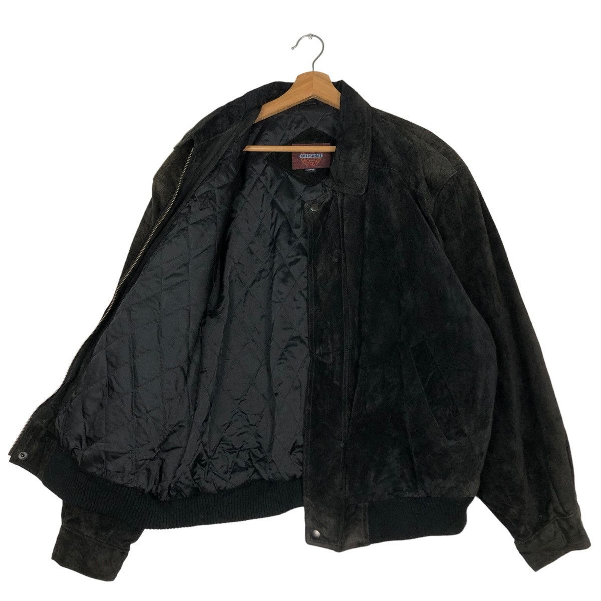 Japanese Brand 🔥VINTAGE LEATHER JACKET ARTISANAT JAPAN ISSEY MIYAKE Size US L / EU 52-54 / 3 - 11 Thumbnail