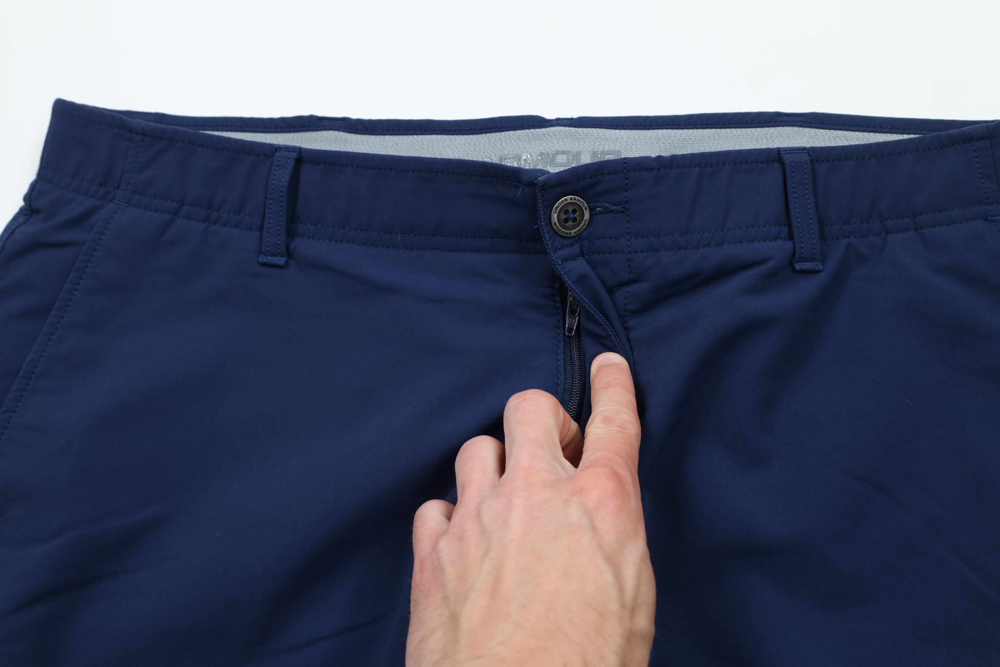 Under Armour × Vintage Under Armour Stretch Tech Golfing Golf Chino Pants Blue Size US 40 / EU 56 - 5 Thumbnail