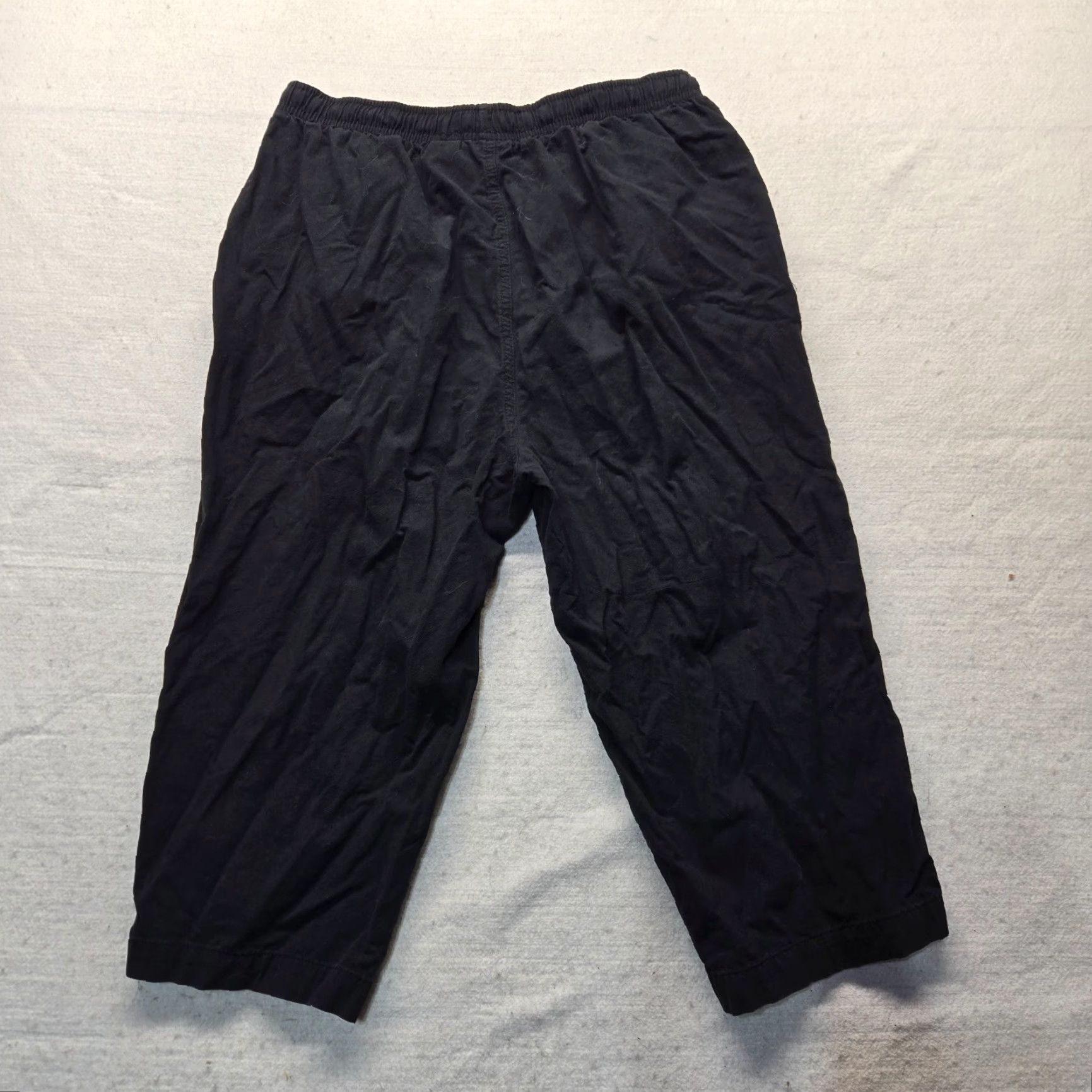 Vintage Kim Rogers Pants Casual Women M Black Straight Adult Medium Size 32" / US 10 / IT 46 - 8 Thumbnail