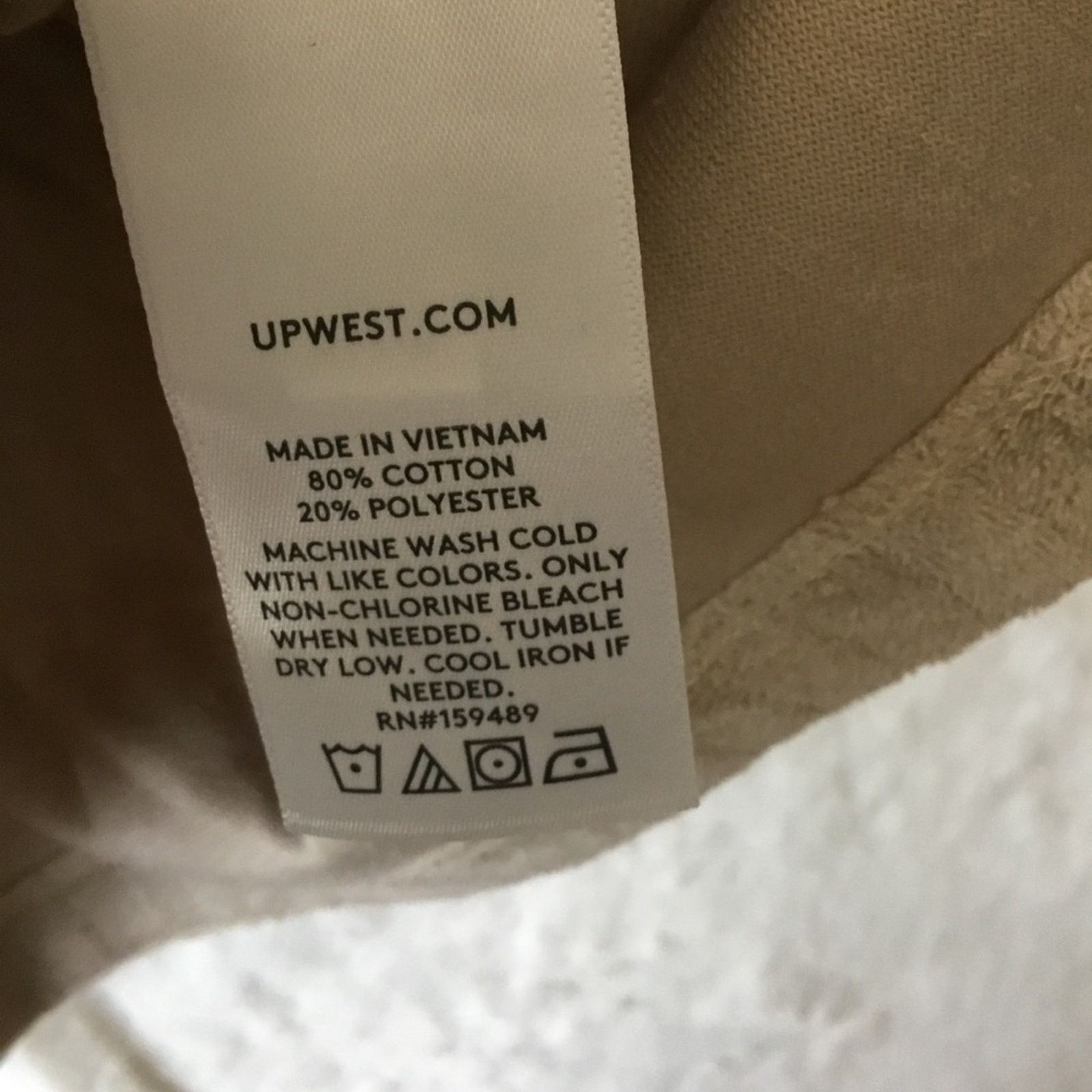 Other UpWest Beige Collared Half Button-Down Short-Sleeve Top Size L / US 10 / IT 46 - 7 Thumbnail