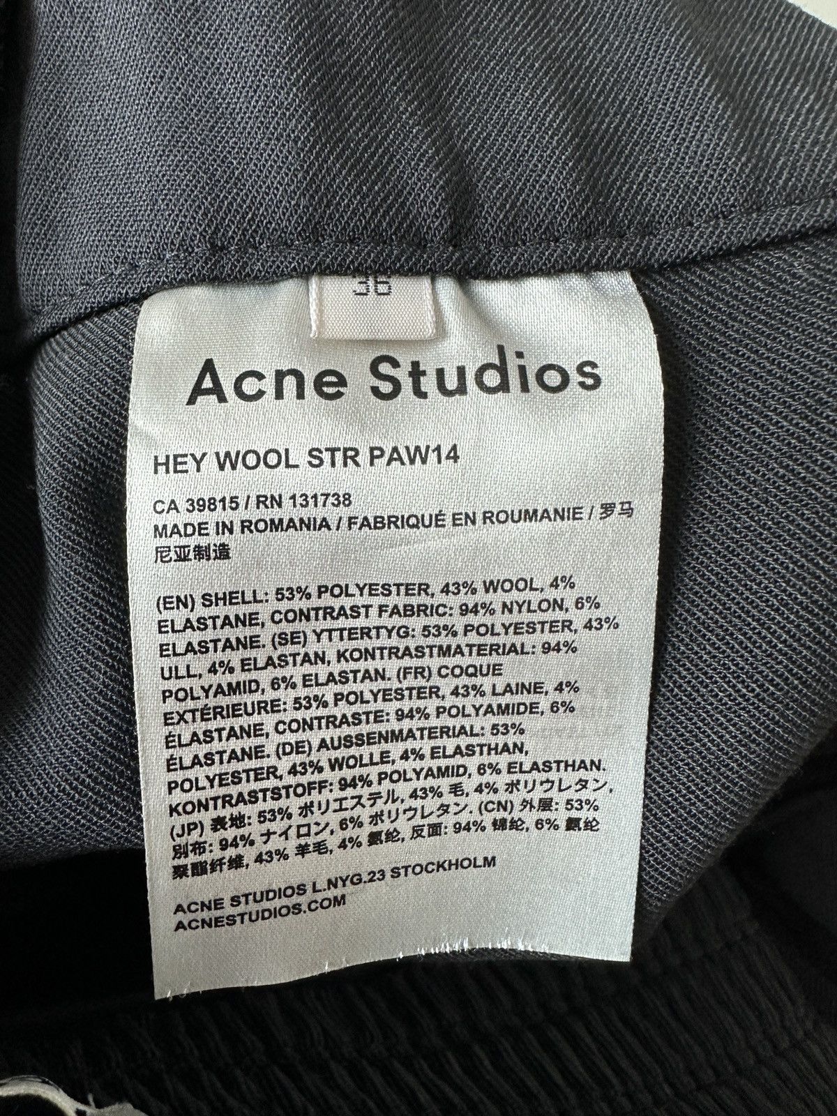 Acne Studios Acne Studios black slim trousers Size 25" / US 0 / IT 36 - 10 Thumbnail