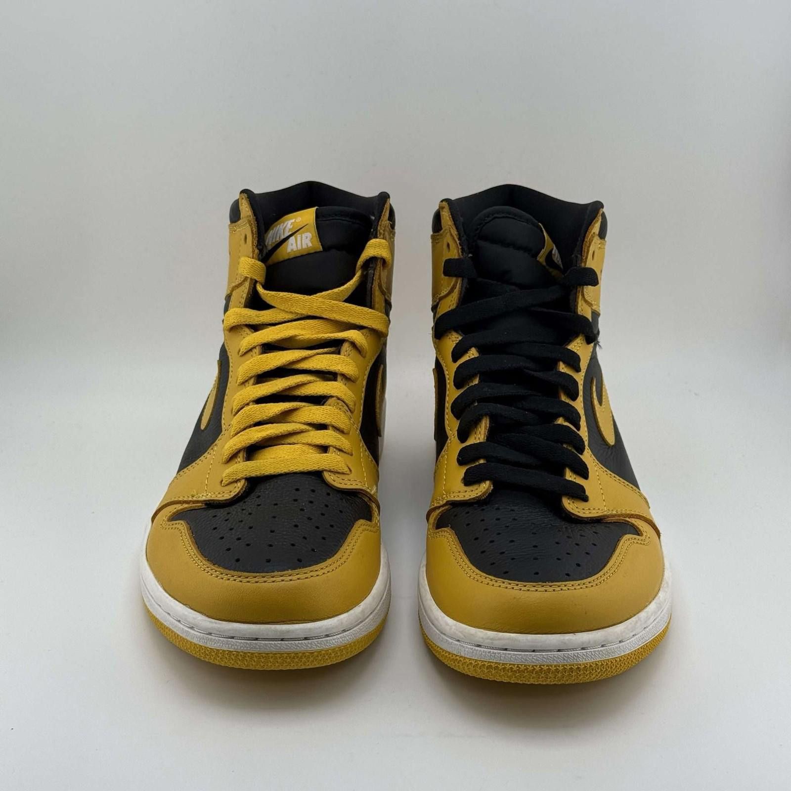 Nike Air Jordan 1 Retro High Pollen Black Yellow 8.5 Used Size US 8.5 / EU 41-42 - 2 Thumbnail