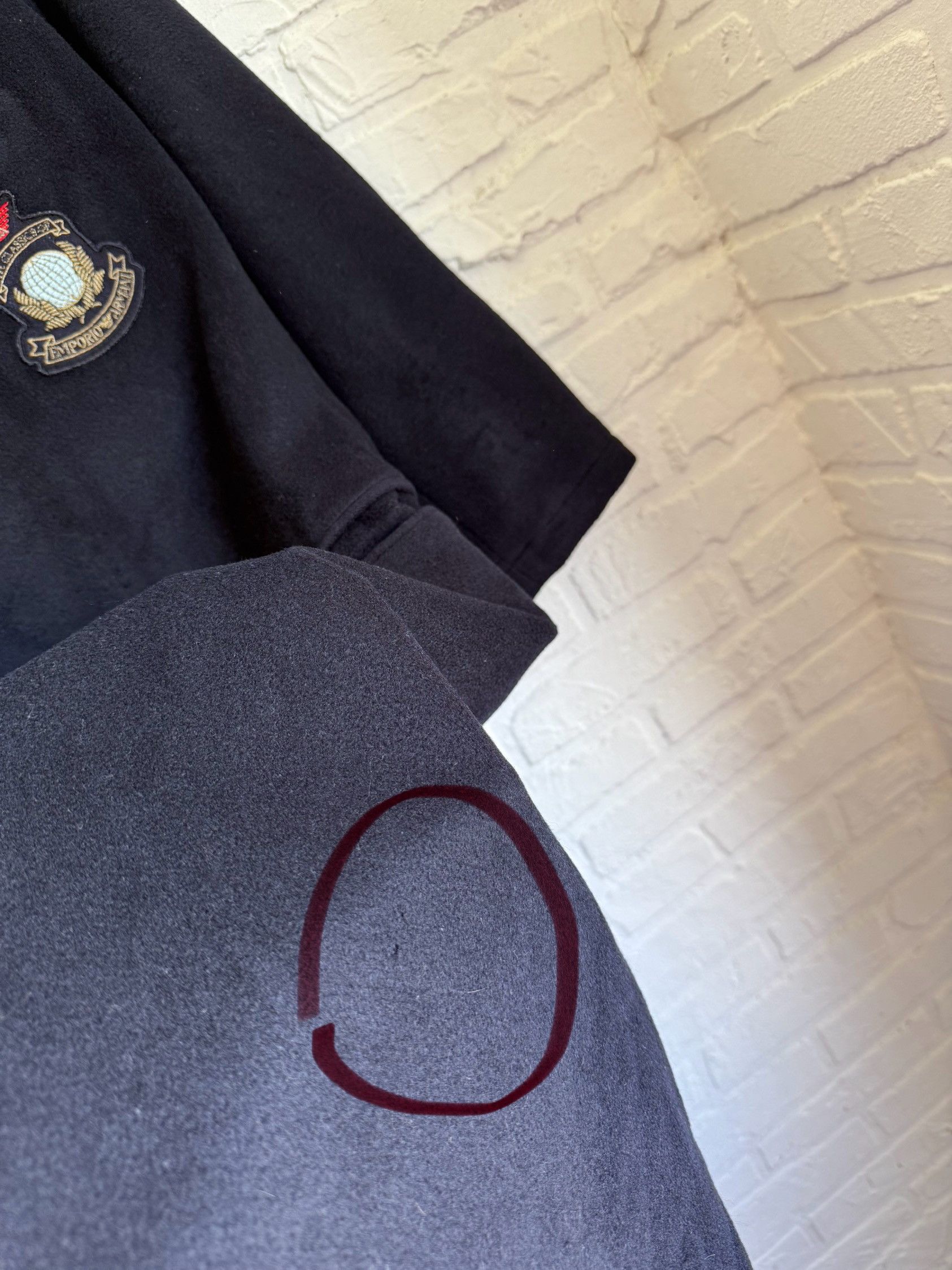 Emporio Armani Vintage 90s Emporio Armani Wool Cashmere Long Coat Oversized Size US S / EU 44-46 / 1 - 6 Thumbnail