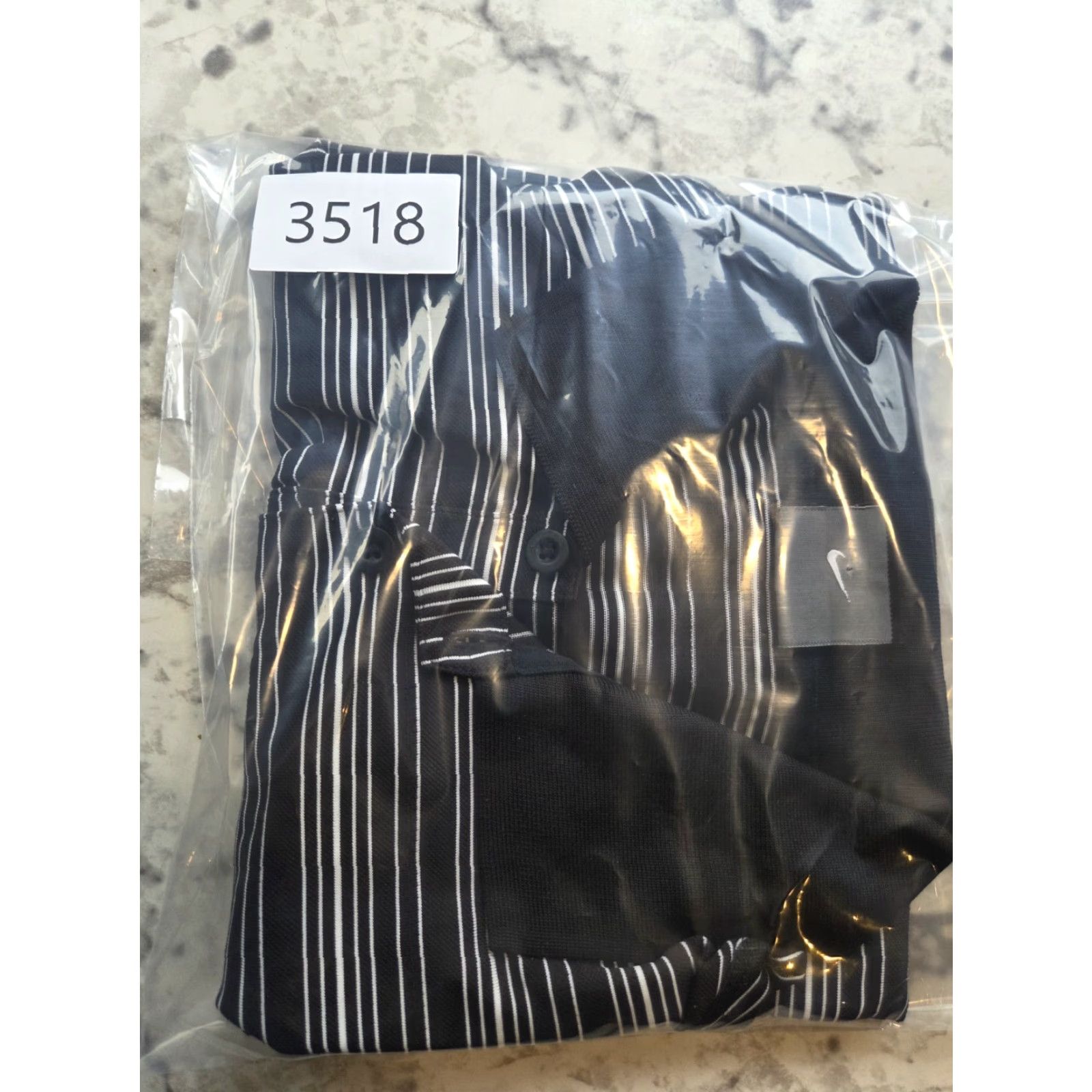 Nike Nike Golf Polo Shirt Men M Black White Striped Dri-FIT Short Sleeve Shirt Size US M / EU 48-50 / 2 - 8 Thumbnail