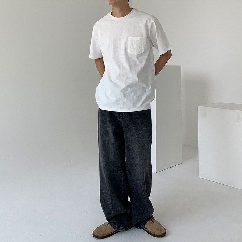 Japanese Brand × Jean Retro loose straight leg wide leg jeans Size US 32 / EU 48 - 2 Thumbnail