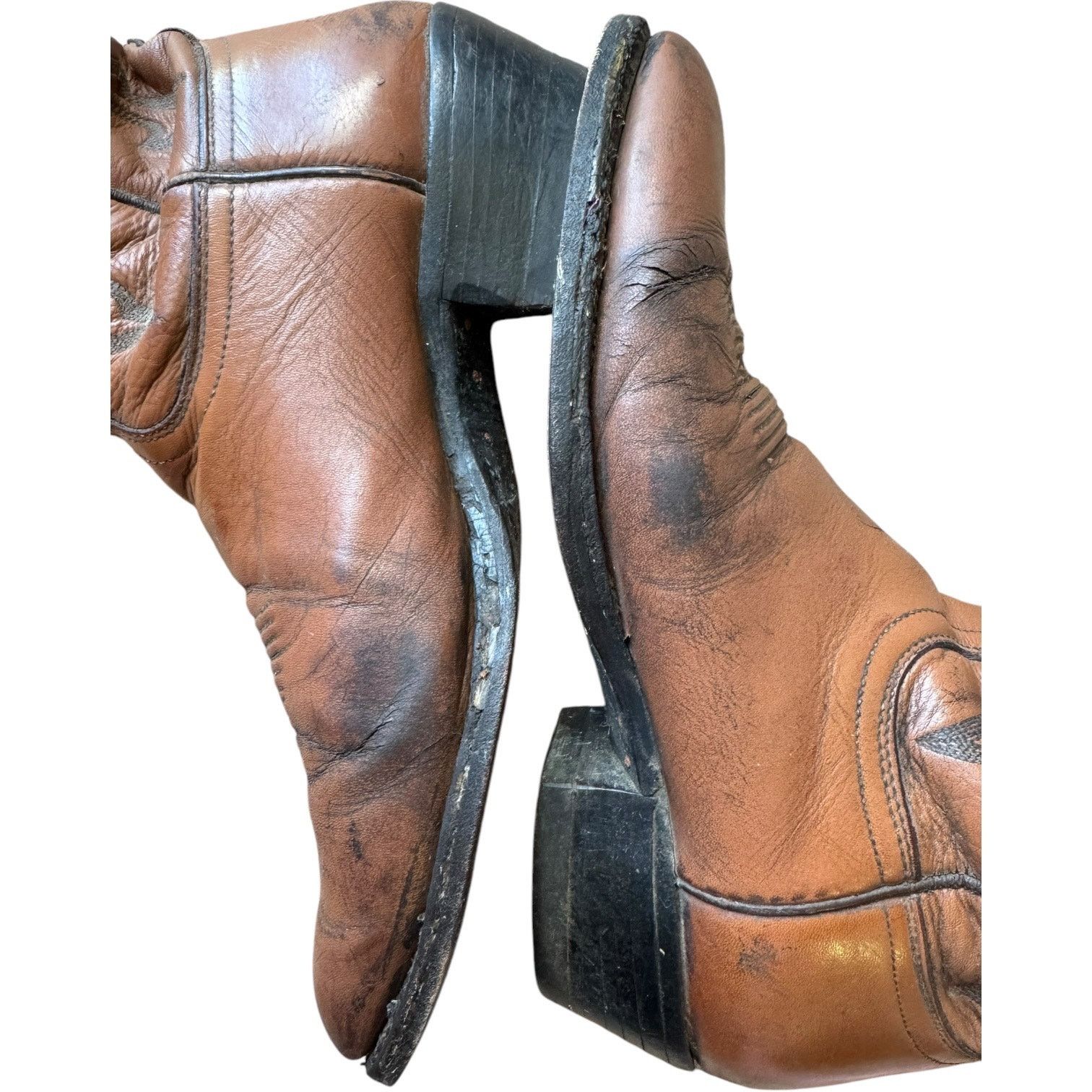 Lucchese Lucchese 2000 Harrison Brown Cowhide Leather Cowboy Boots 9D Size US 9 / EU 42 - 6 Thumbnail