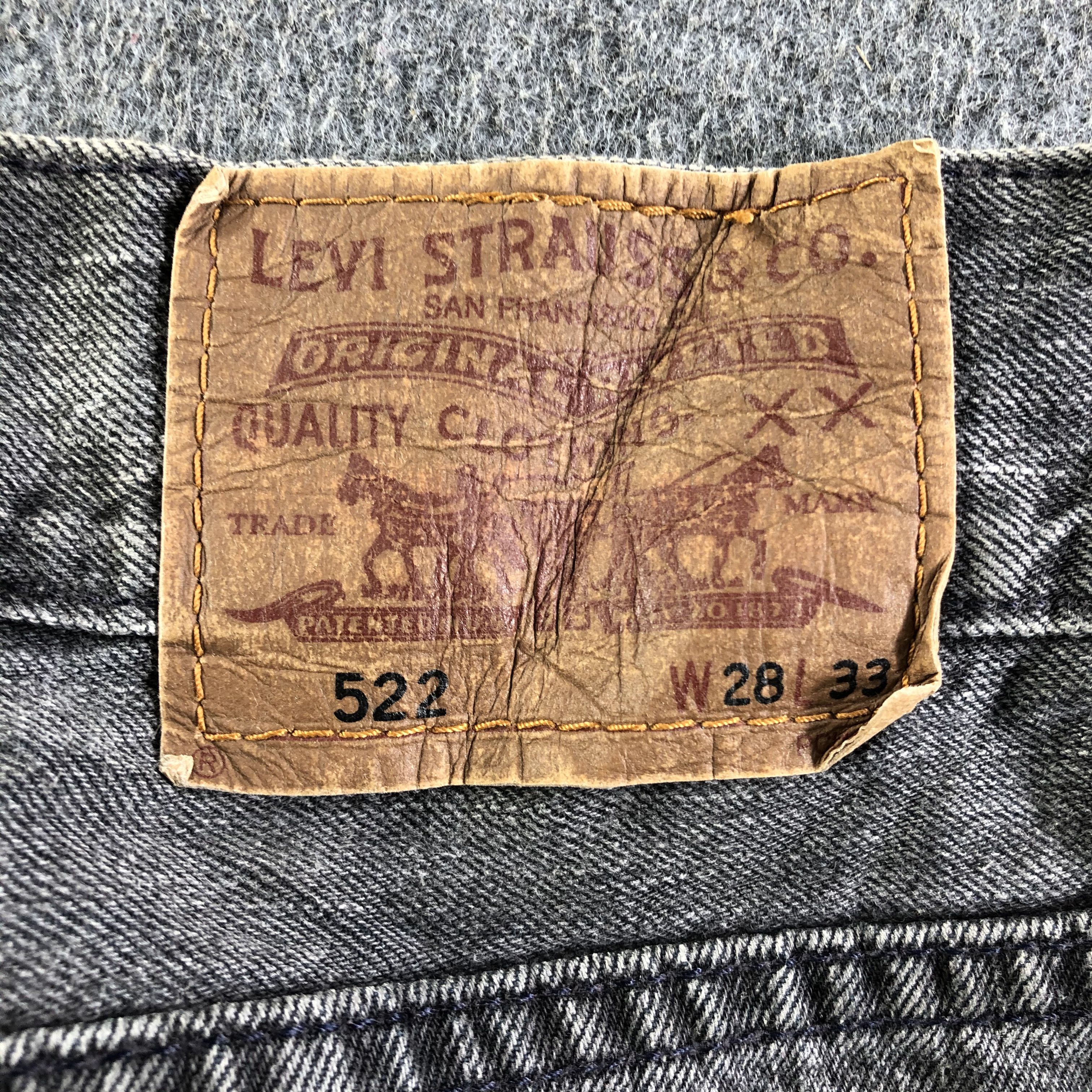 Levi's Vintage Levis 522 Jeans-J4105 Size US 29 - 5 Thumbnail