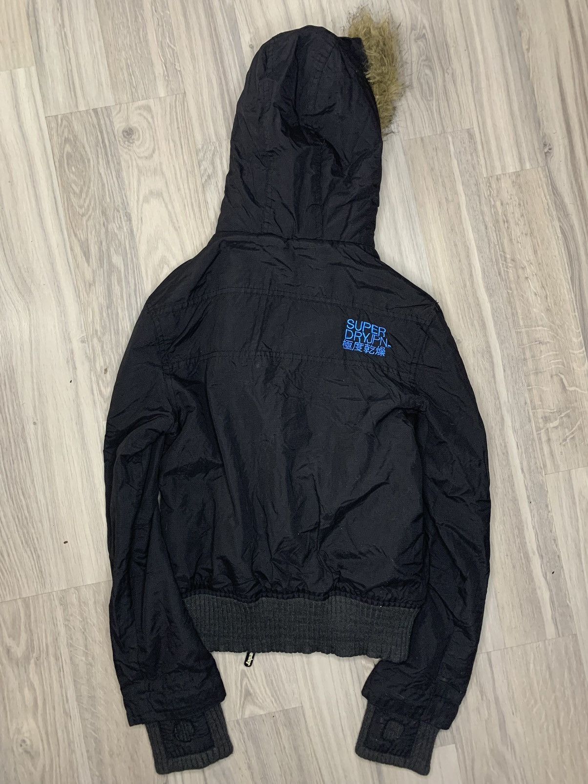 Japanese Brand Superdry Faux Fur Hood Jacket drill y2k LGB Goa oakley y-3 Size US S / EU 44-46 / 1 - 4 Thumbnail