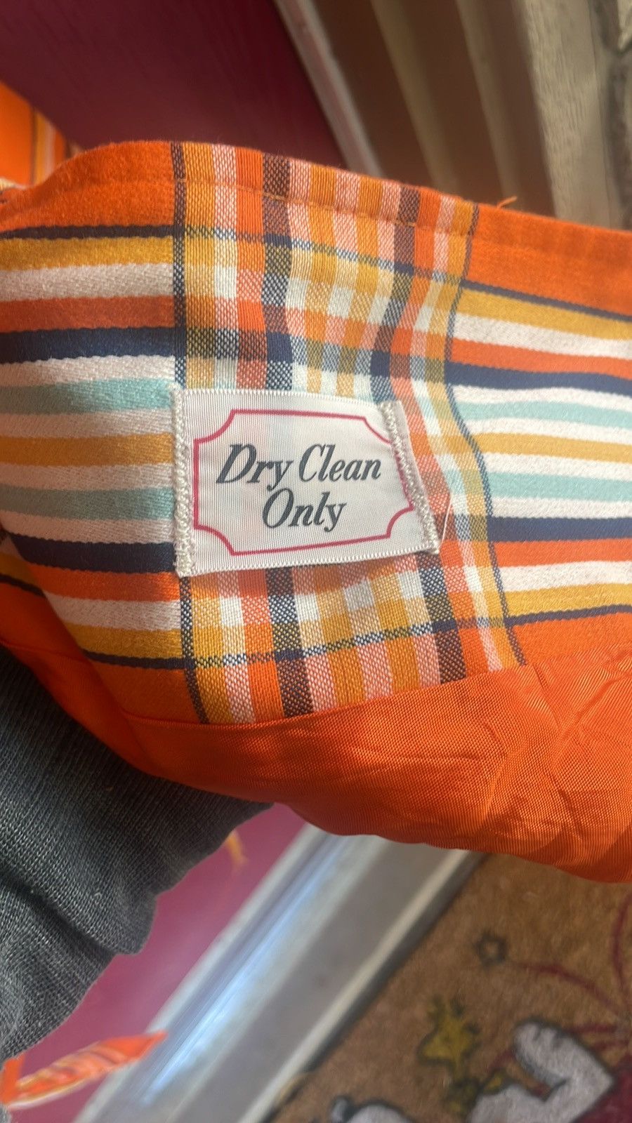 Vintage MARSIS California Vintage 60’s orange plaid blazer Size M / US 6-8 / IT 42-44 - 8 Thumbnail