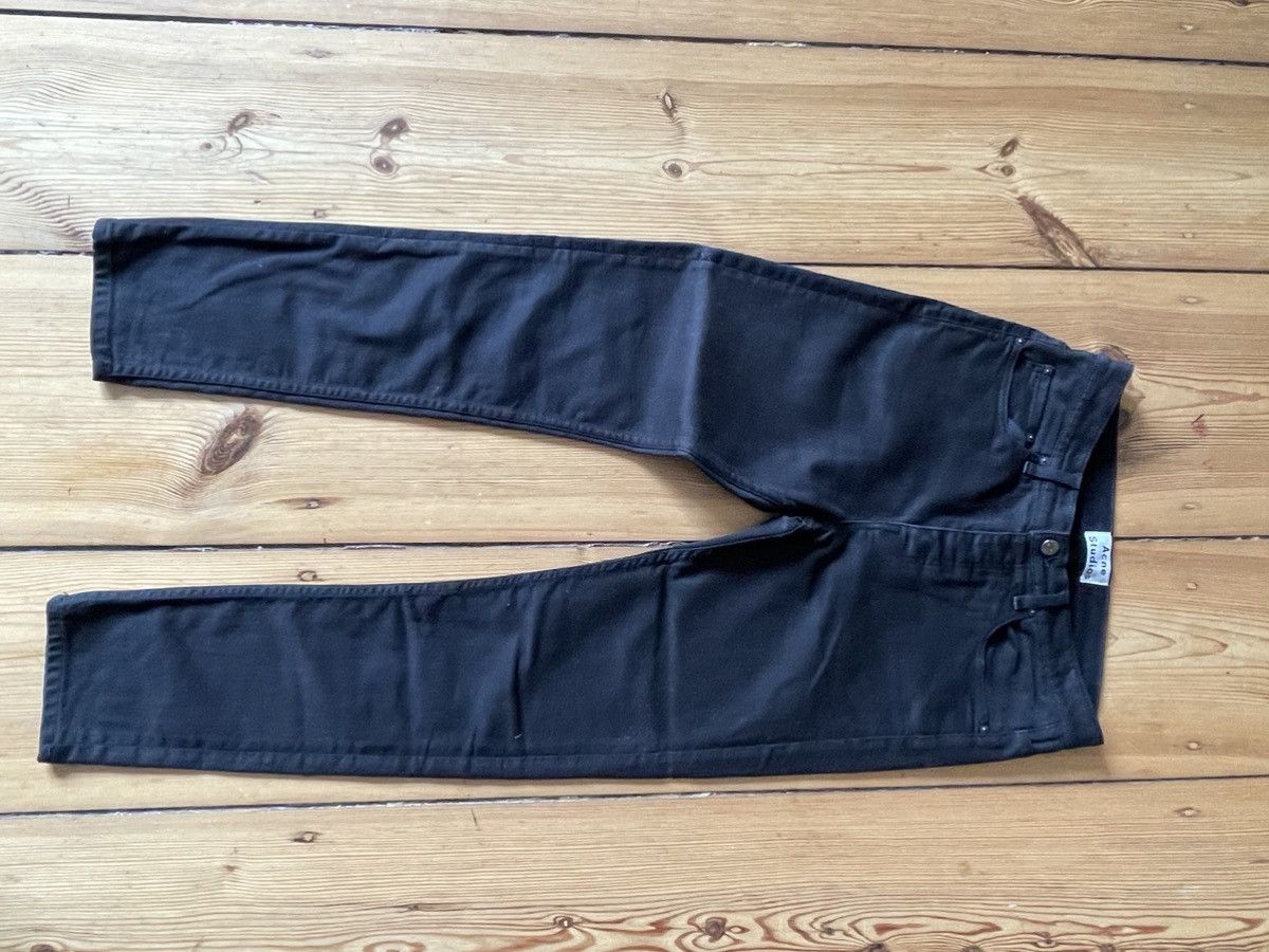 Black acne studios denim