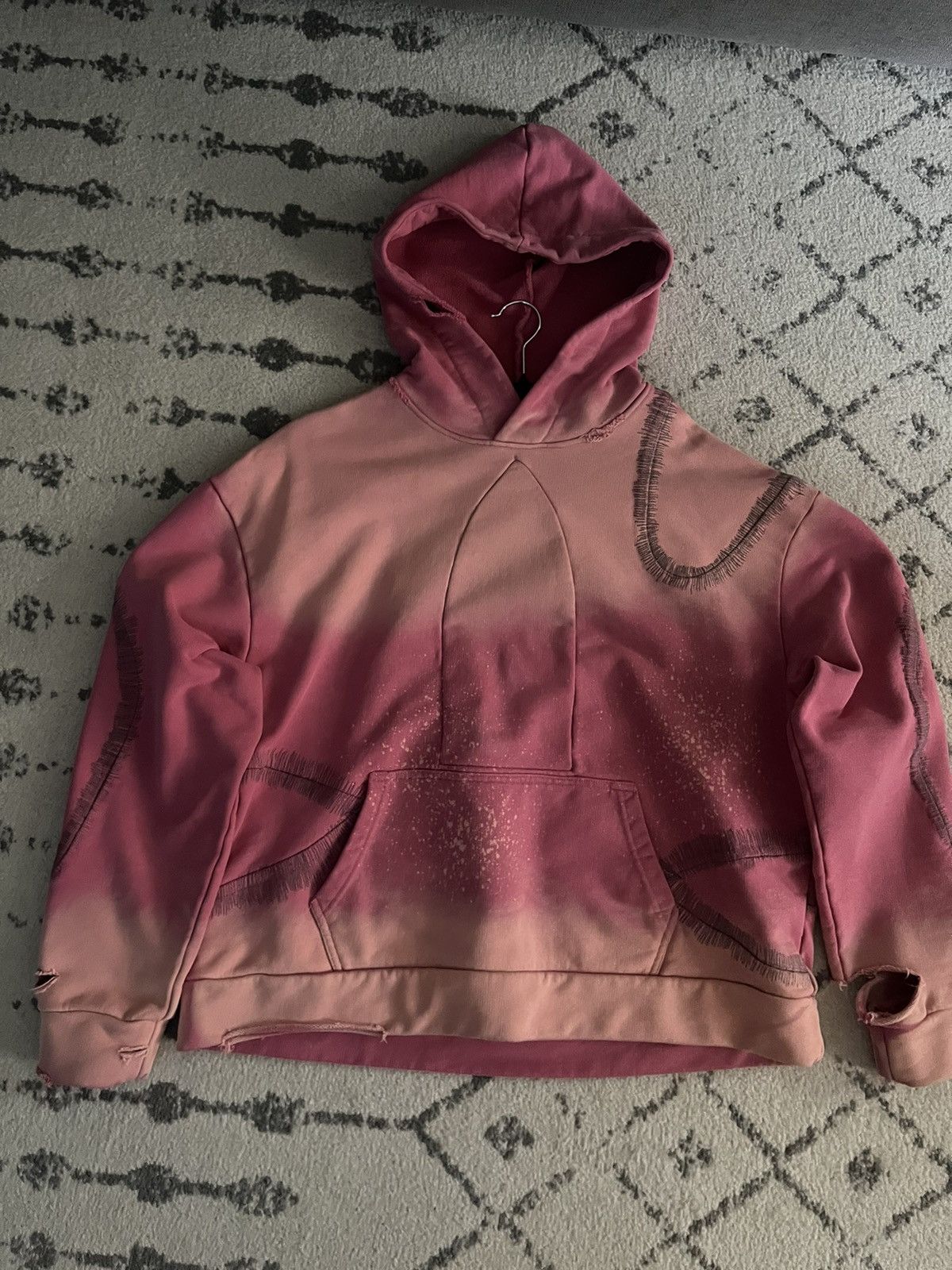 Who Decides War Who Decides War Pink Windowed Hoodie Size US M / EU 48-50 / 2 - 9 Thumbnail