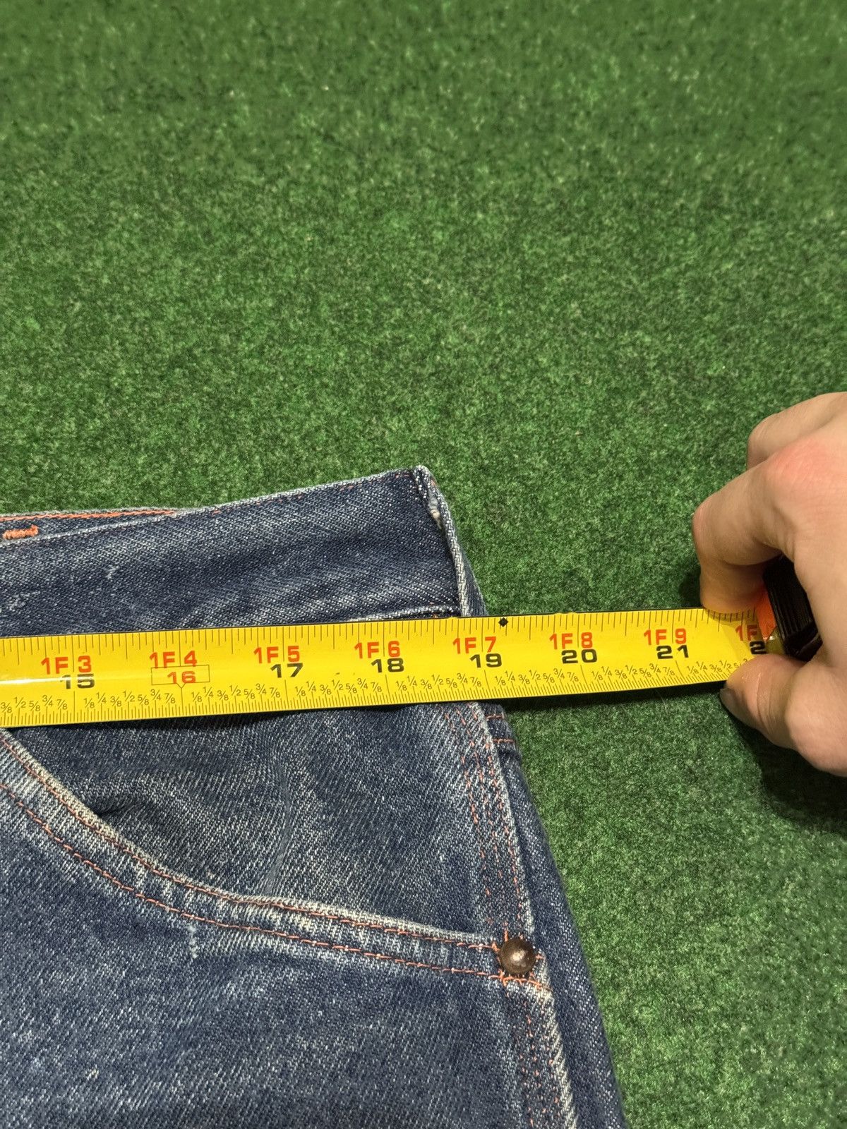 Big Mac Vintage Big Mac Work Wear Carpenter Distressed 38x27 Jeans Size US 38 / EU 54 - 7 Thumbnail