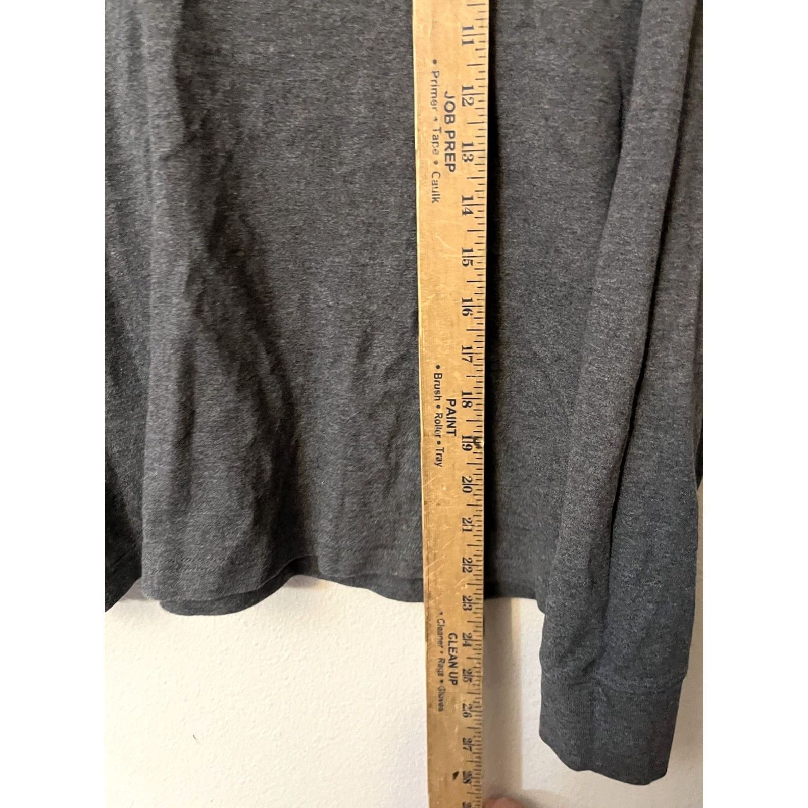 Lands' End Lands' End Women T-Shirt Gray Mock Neck Long Sleeve Casual, Small Size S / US 4 / IT 40 - 4 Thumbnail