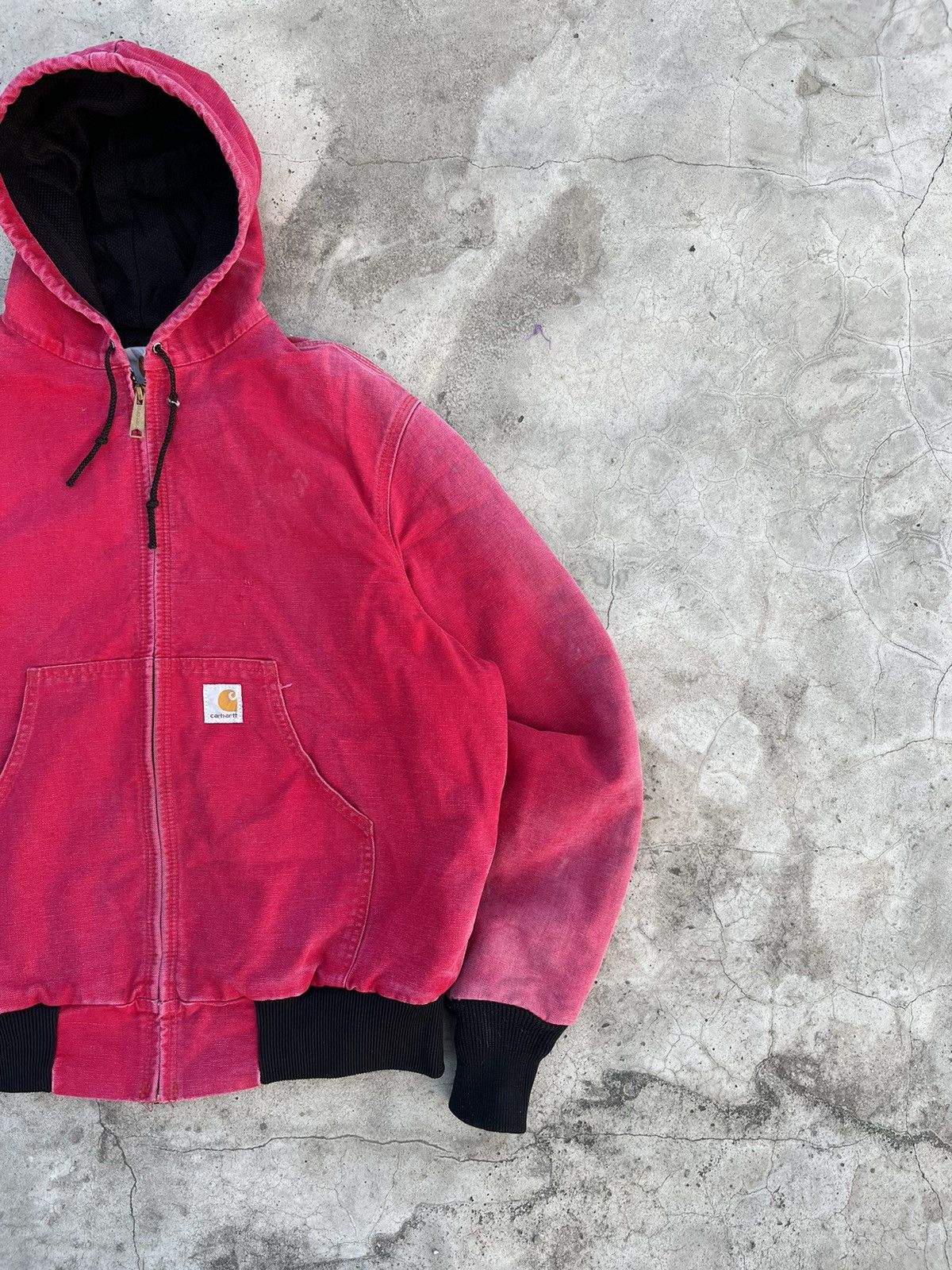 Carhartt × Vintage Vtg faded Carhartt Hooded Jacket Size US M / EU 48-50 / 2 - 4 Thumbnail