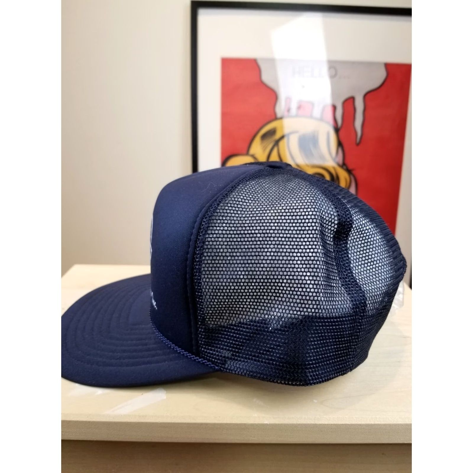 Vintage VINTAGE 80' CHEVY SEBOLD CHVEROLET NAVY TRUCKER HAT DEADSTOCK Size ONE SIZE - 3 Thumbnail