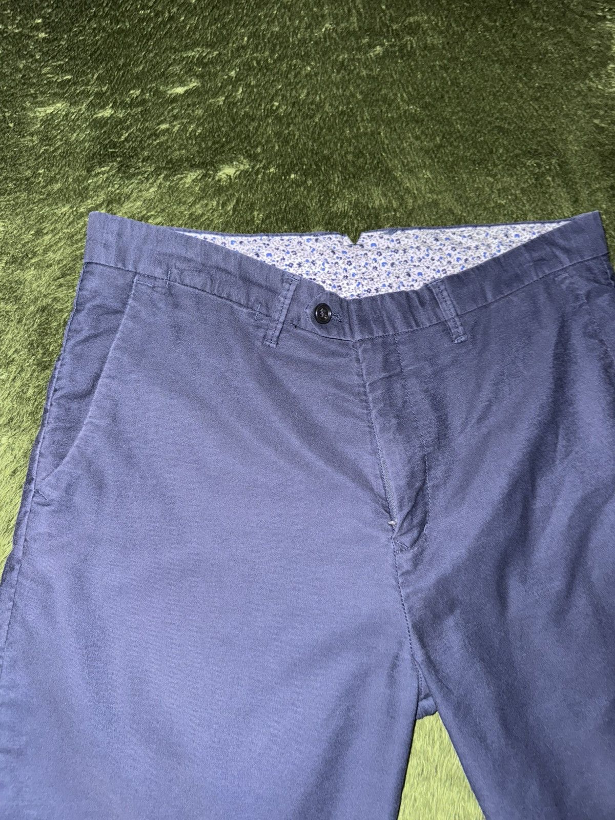 Beams Japan [M] Beams Japan Cotton Chino Half Shorts Navy Size US 32 / EU 48 - 5 Thumbnail