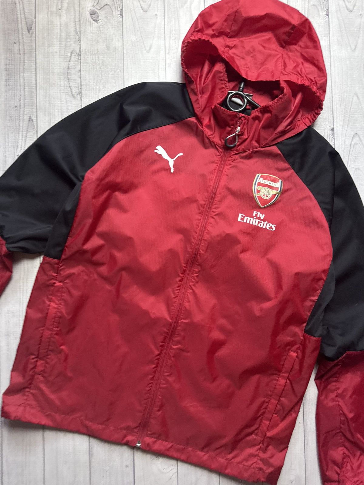 Vintage Vintage puma Arsenal soccer jacket size L logo Size US L / EU 52-54 / 3 - 2 Thumbnail