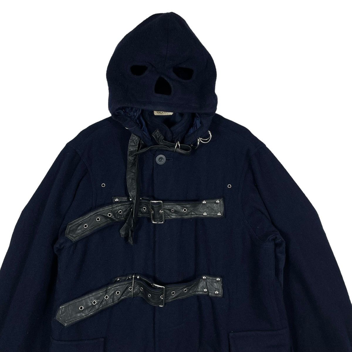 If Six Was Nine × Seditionaries Vintage Milkboy Industrial Punk Long Jacket Duffle Coat Size US L / EU 52-54 / 3 - 5 Thumbnail