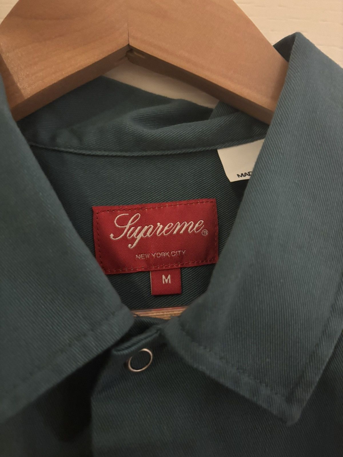 Supreme RARE Supreme X Pillsbury Doughboy Work shirt Size US M / EU 48-50 / 2 - 3 Thumbnail