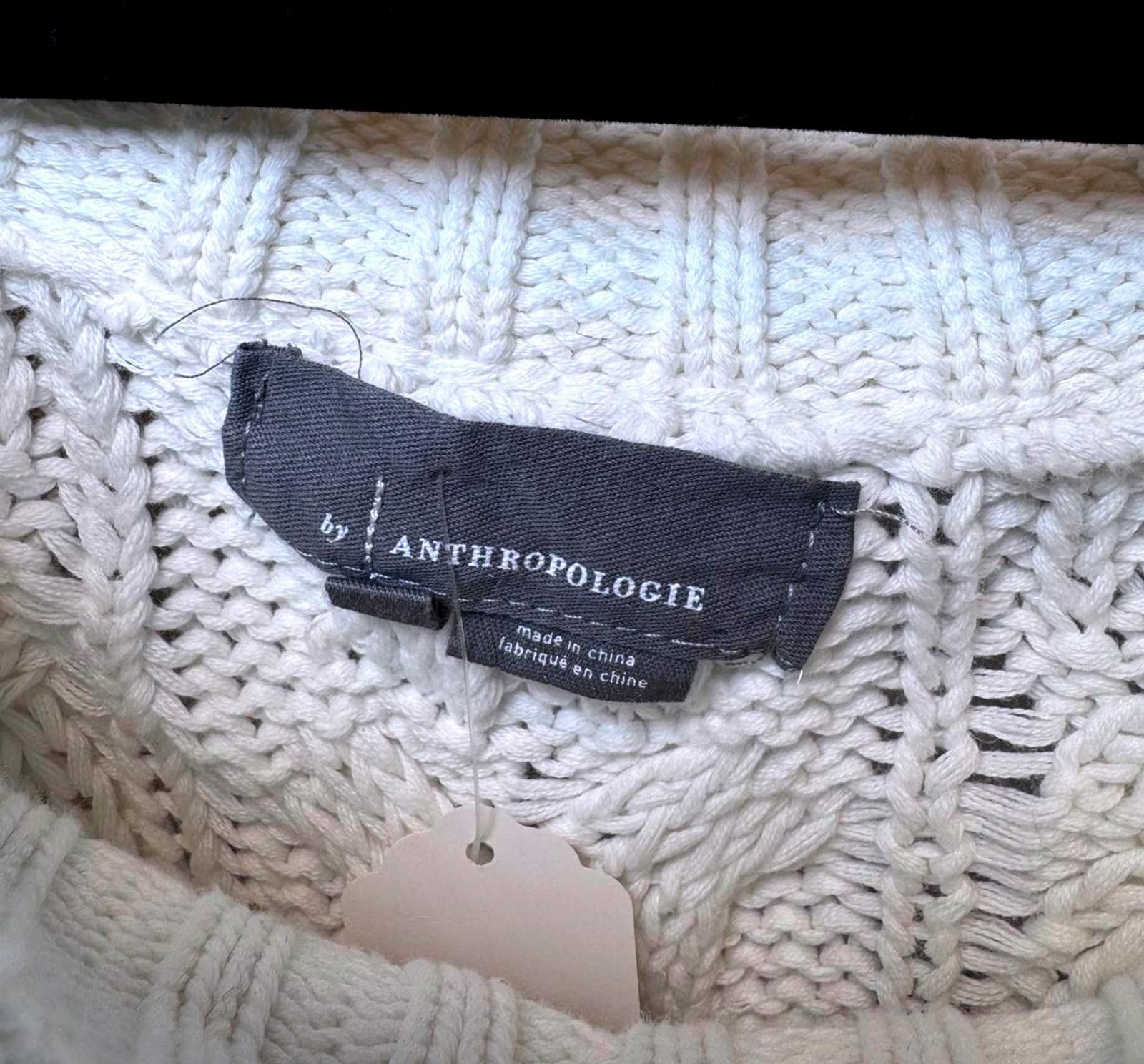 Designer Cozy Striped Sweater by Anthropologie Size L / US 10 / IT 46 - 3 Thumbnail
