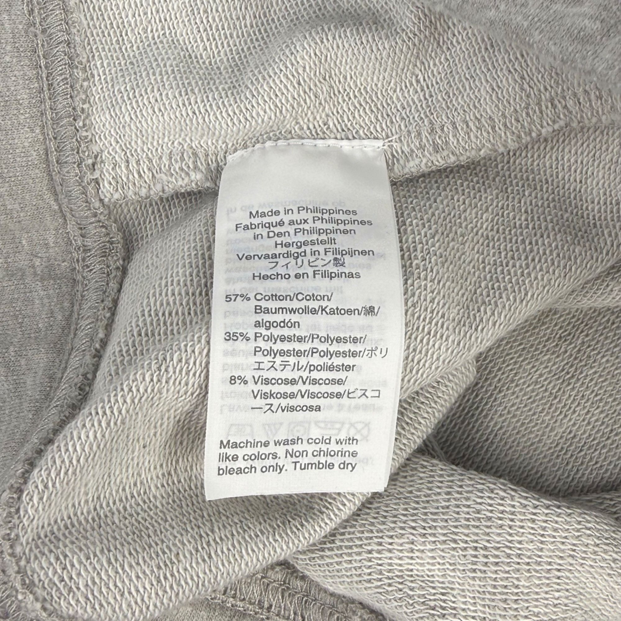 J.Crew J. Crew Mercantile Gray Jersey-Knit Mini Skirt Drawstring Wa Size 32" / US 10 / IT 46 - 4 Thumbnail