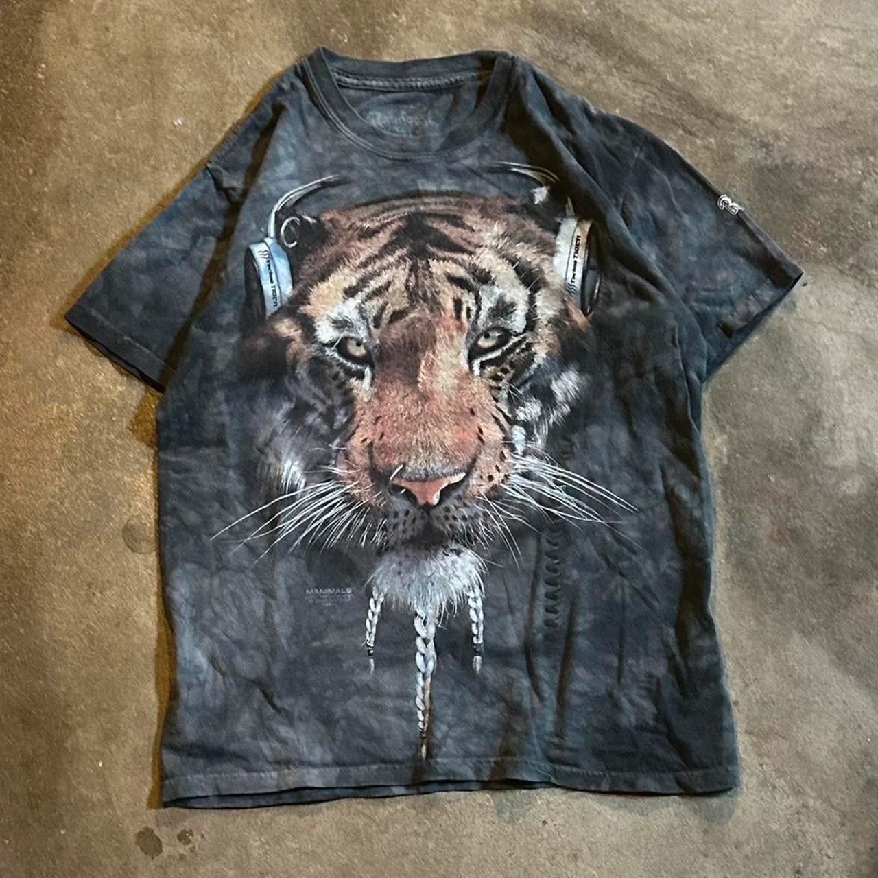 Rainforest Vintage rainforest cafe tiger w headphones graphic tee Size US S / EU 44-46 / 1 - 2 Thumbnail